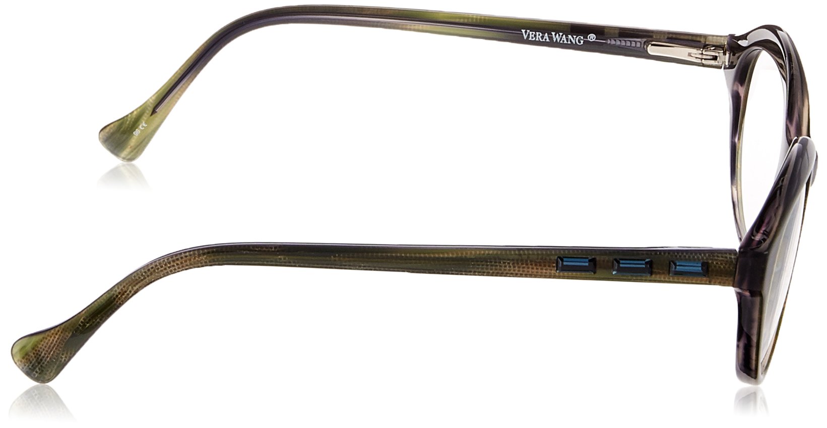 Vera Wang Women's Flint Square Reading Glasses - Stylish & Lightweight for Work, Reading & Computer Use