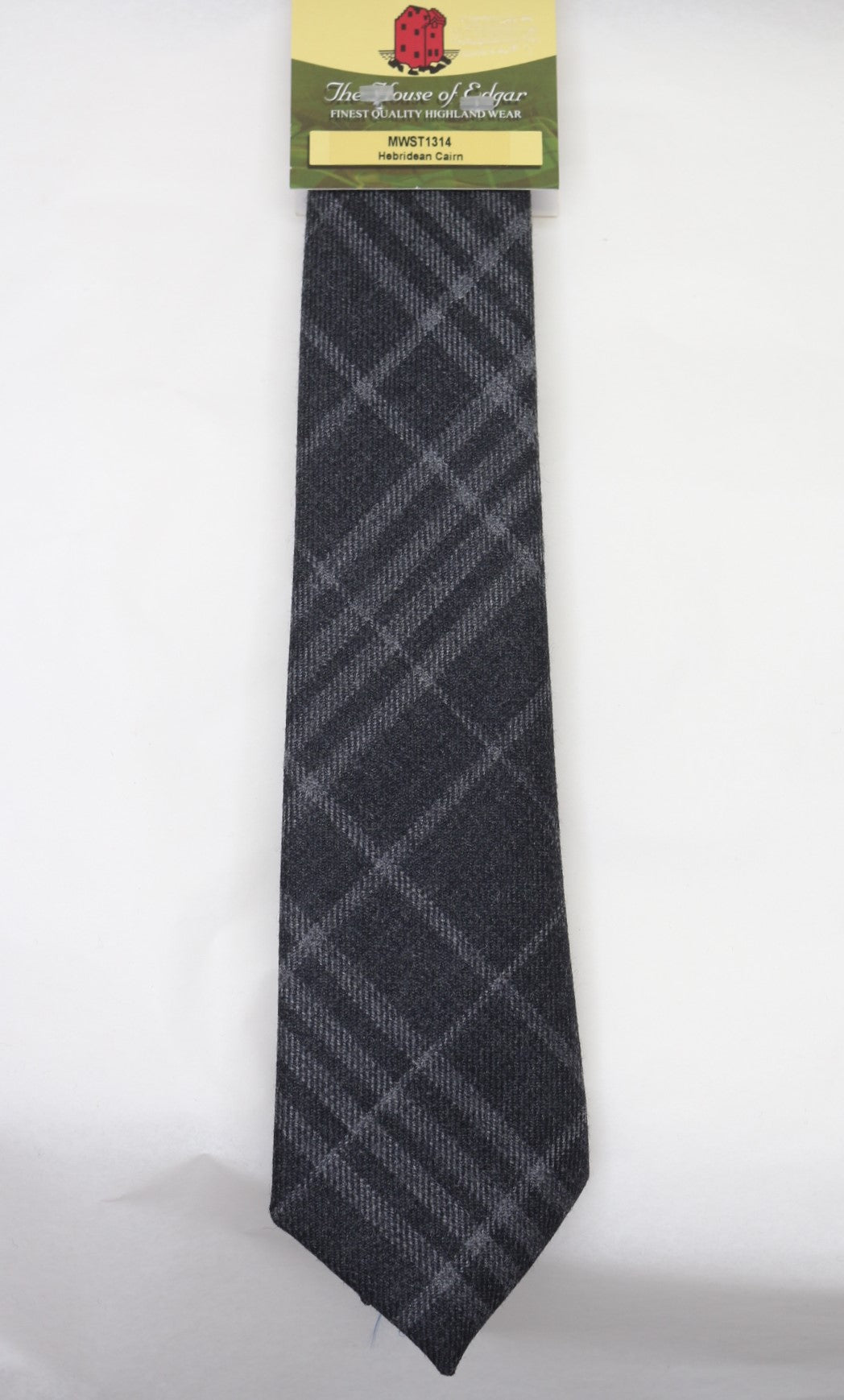 Heathen Cairn Tartan Tie for Men - Classic Scottish Wool Necktie for Formal Events, Weddings & Office Wear