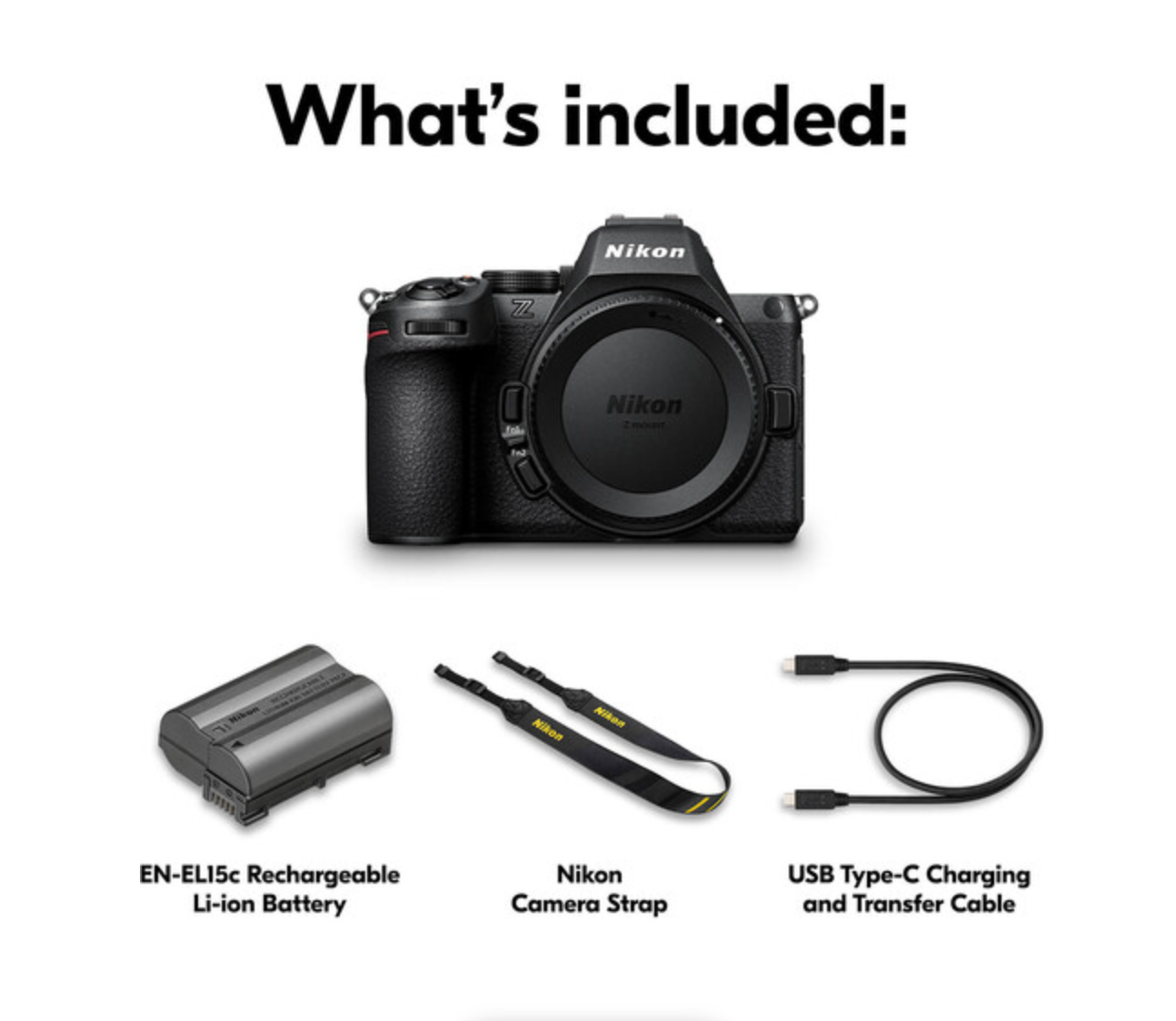 Nikon Z5II Full Frame Mirrorless Camera Body - Professional Photography for Travel, Portraits & Landscapes