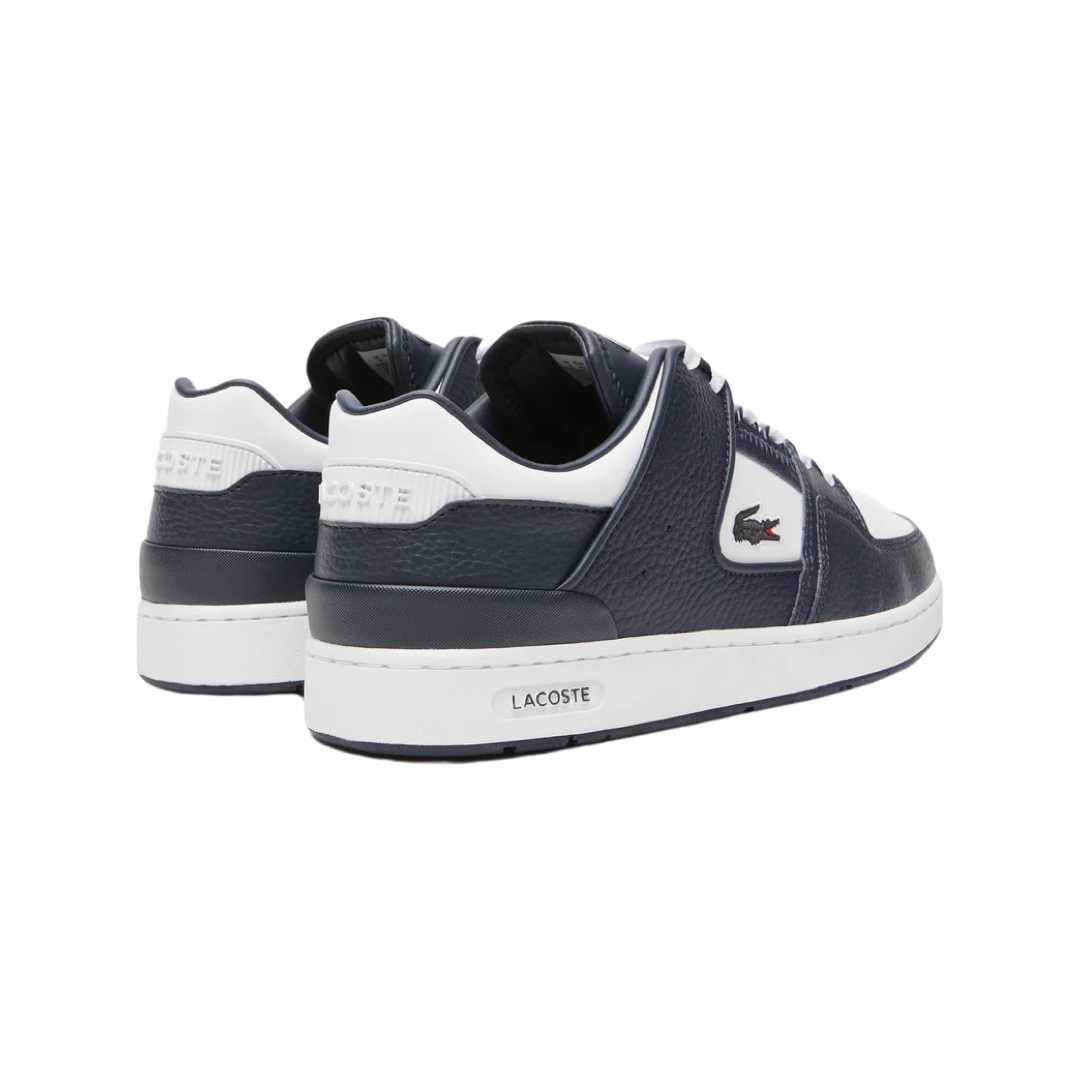 Lacoste Men's Court Cage 123 Sneakers in Navy & White - Stylish Casual Shoes for Everyday Wear & Athletic Activities