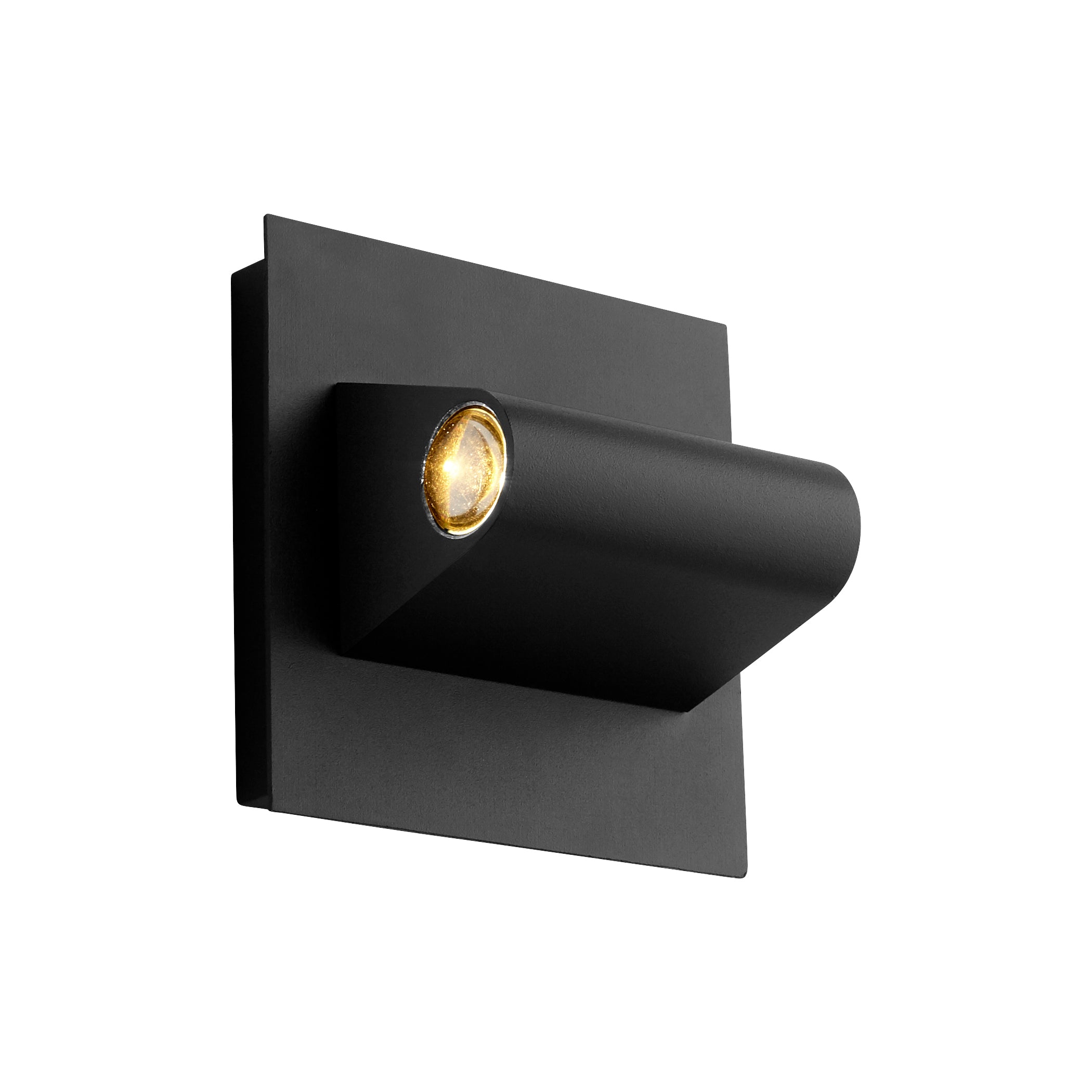 Oxygen Cadet 3 748 15 Outdoor Wall Sconce Light Fixture - Black - Weatherproof Exterior Lighting for Porch, Patio, Garden, and Entryway