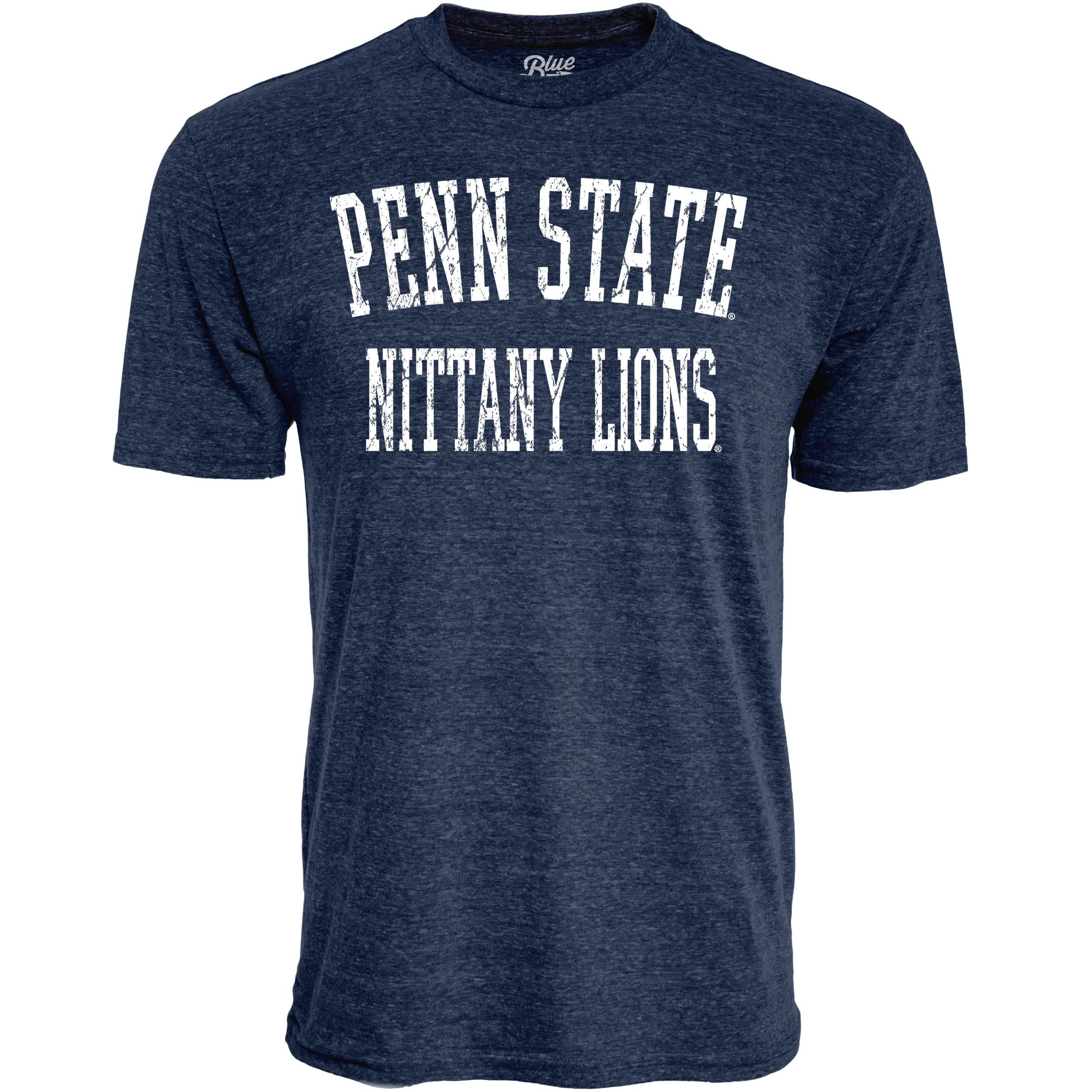 Blue 84 Men's Tri-Blend T-Shirt | Soft Team Color Cotton Tee for Casual Wear & Sports Fans