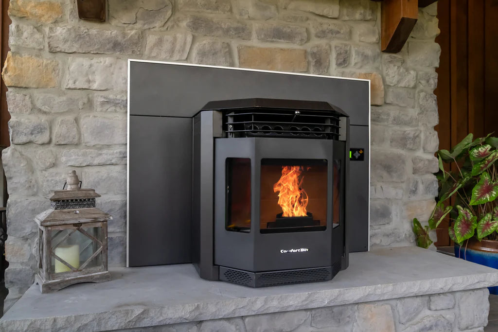 ComfortBilt HP22i High-Efficiency Pellet Stove Insert - EPA Certified for Clean Burning | Perfect for Home Heating & Cozy Fireplace Ambience