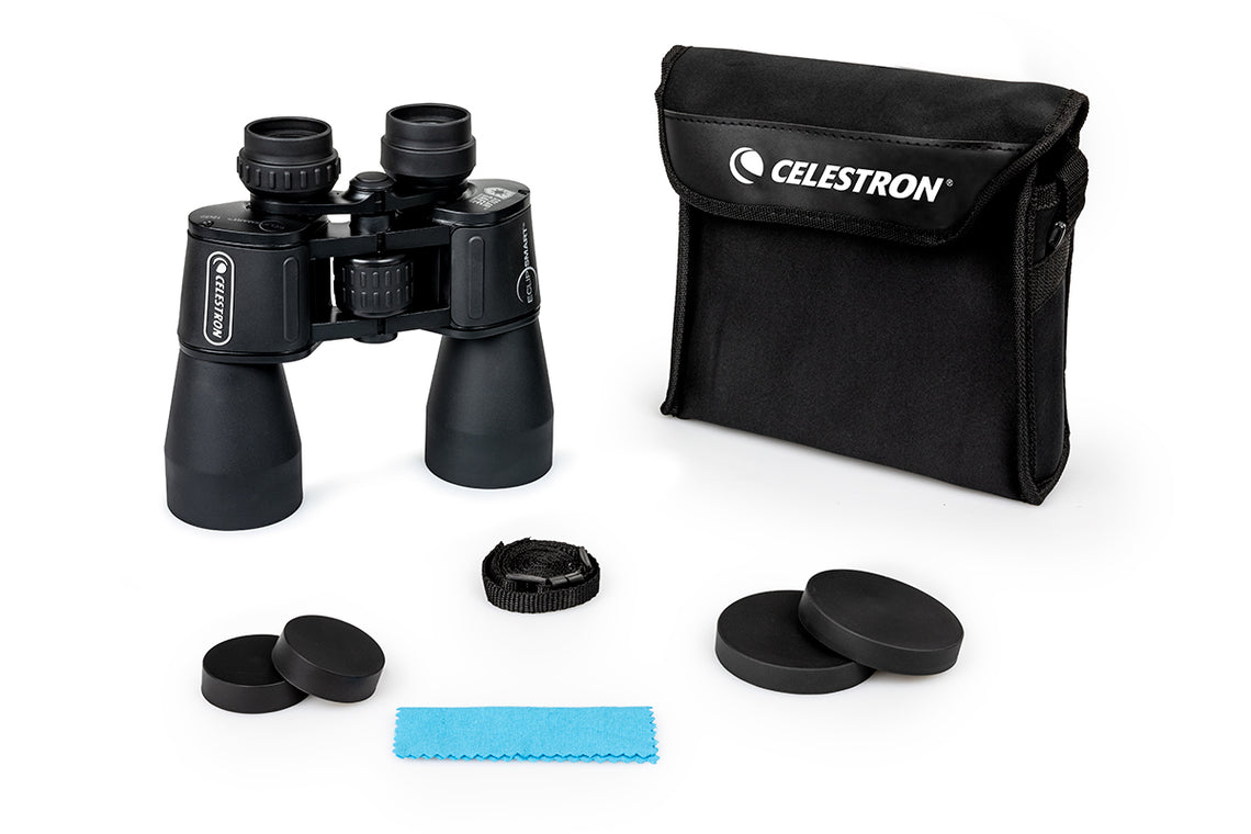 EclipSmart 12X50mm Porro Prism Solar Binoculars for Astronomy, Bird Watching & Eclipse Viewing - High Power Magnification for Outdoor Adventures
