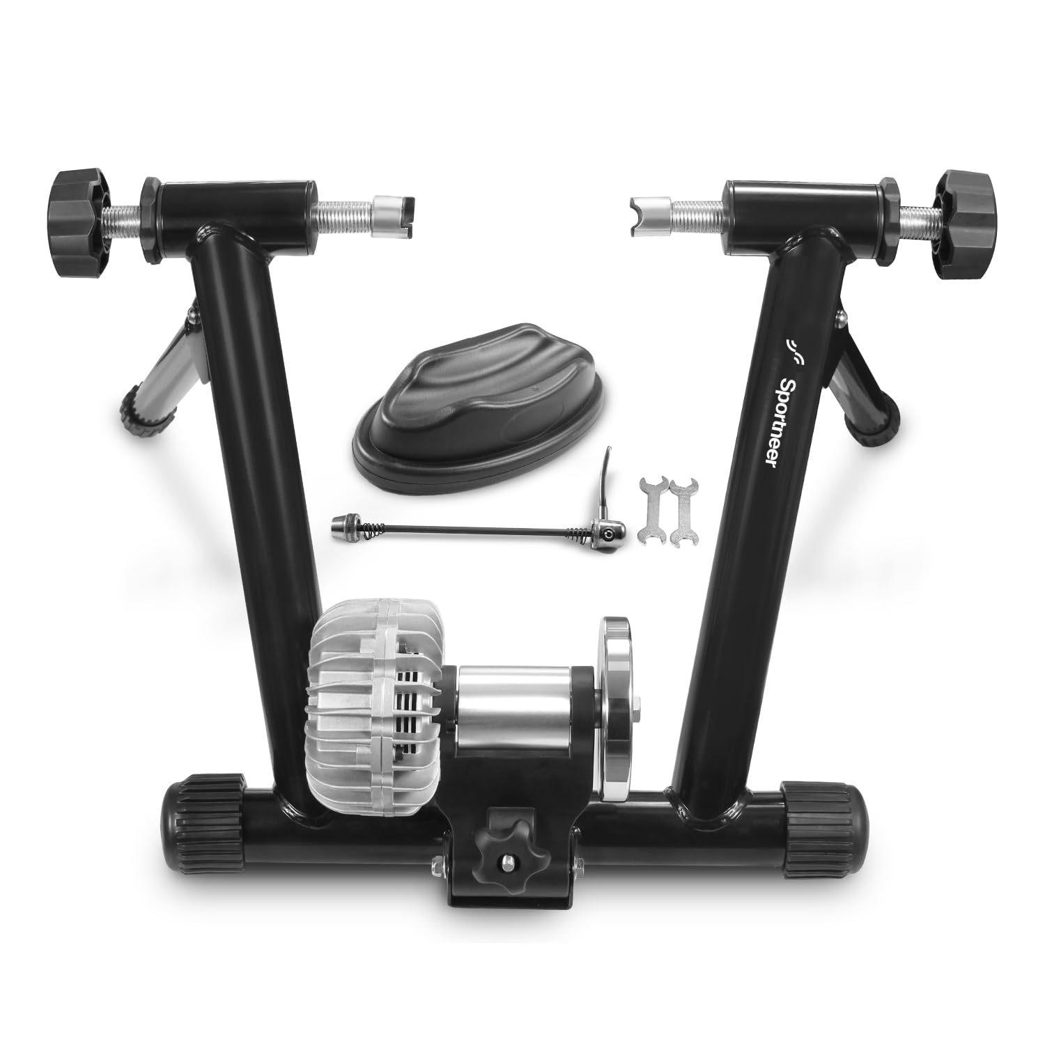 Sportneer Fluid Bike Trainer Stand for Indoor Cycling - Auto Resistance Control for 26-29