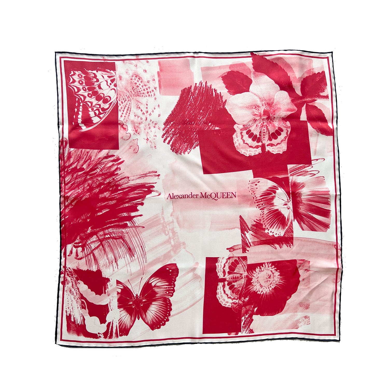 Red Silk Bandana Scarf - Soft & Stylish Hair Accessory for Women & Men - Perfect for Fashion, Headbands, Hair Ties & Boho Outfits