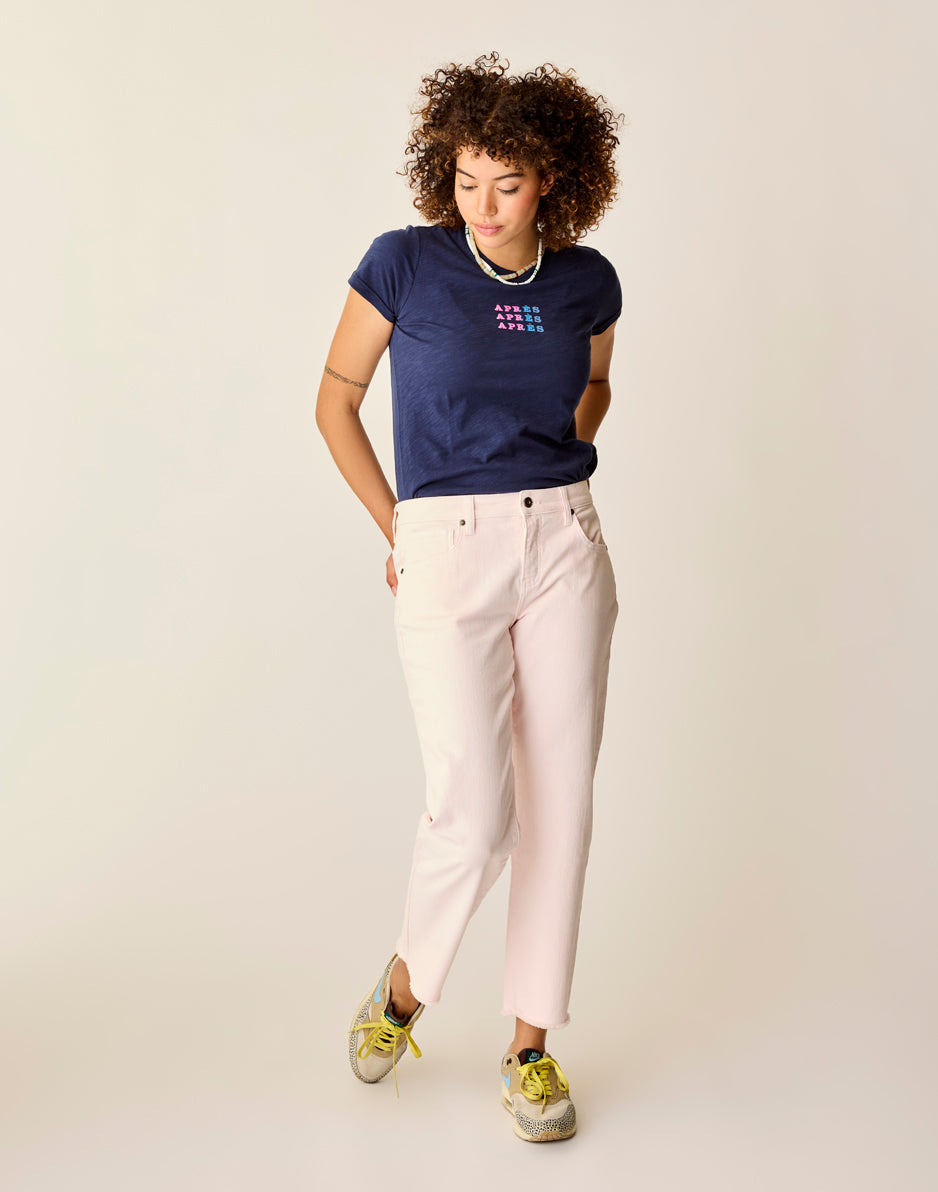 Austin Crop Jean: Pastel Wash High-Rise Distressed Denim Shorts for Women - Perfect for Summer Outfits, Beach Trips, and Casual Street Style