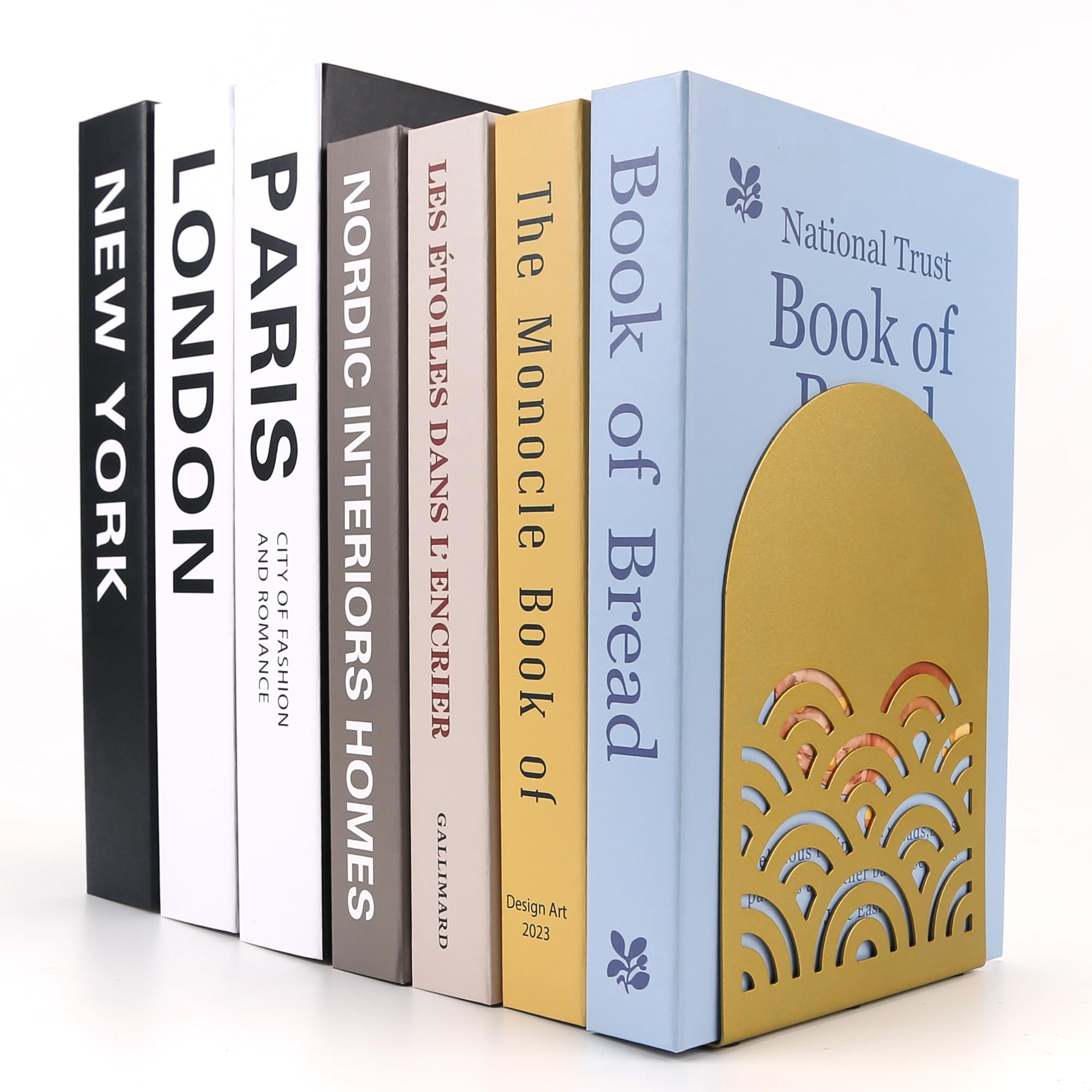 PTShadow Set of 7 Decorative Faux Books - Modern Home & Office Decor for Coffee Table, Bookshelf, Living Room | Perfect for Styling, Gift Giving & Interior Design
