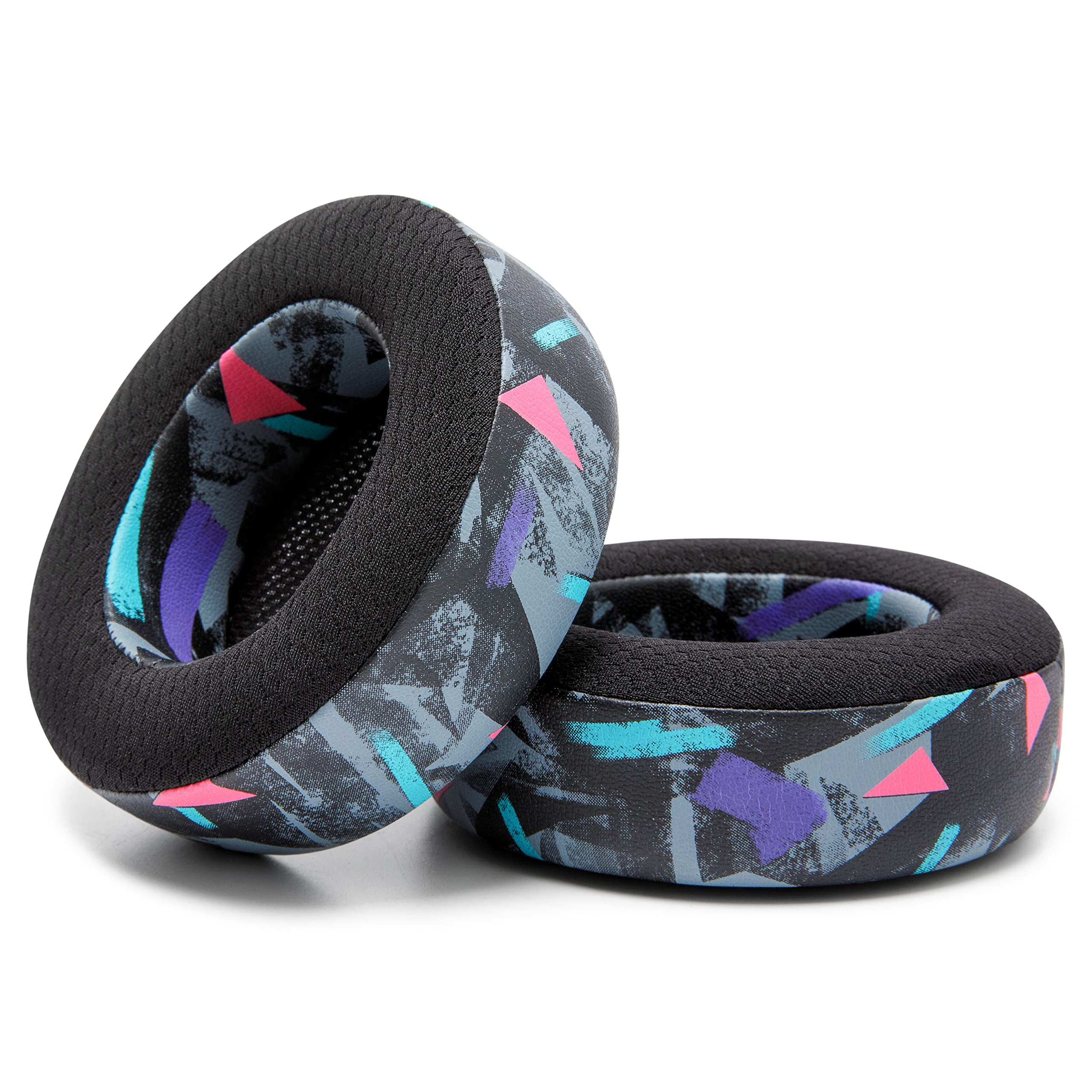 WC Freeze Virtuoso - Premium Hybrid Cooling Gel Earpads for Corsair Virtuoso Gaming Headset | Enhanced Comfort, Noise Isolation & Durability | 90s Black | Perfect for Long Gaming Sessions & Hot Climates