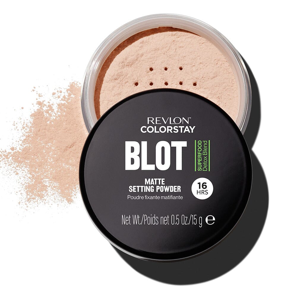 Revlon Colorstay BLOT Setting Powder - Universal Shade, 15g | Oil Control & Matte Finish for All-Day Makeup | Perfect for Oily Skin & Hot Weather
