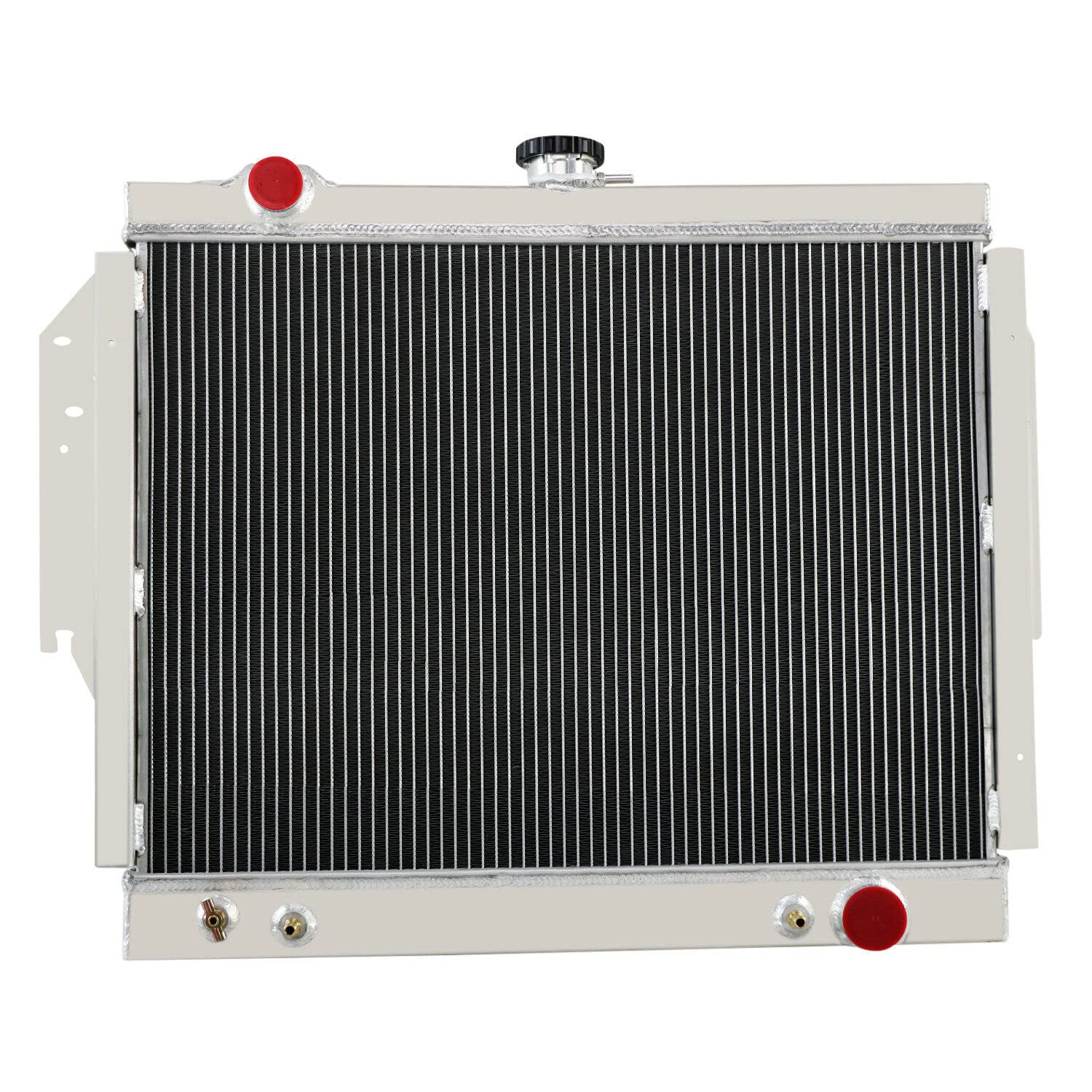 Aluminum Radiator for 1979-1993 Dodge D100 D150 D200 D250 D300 D350 Ramcharger Pickup Truck - 3 Row Full Aluminum Radiator with 16