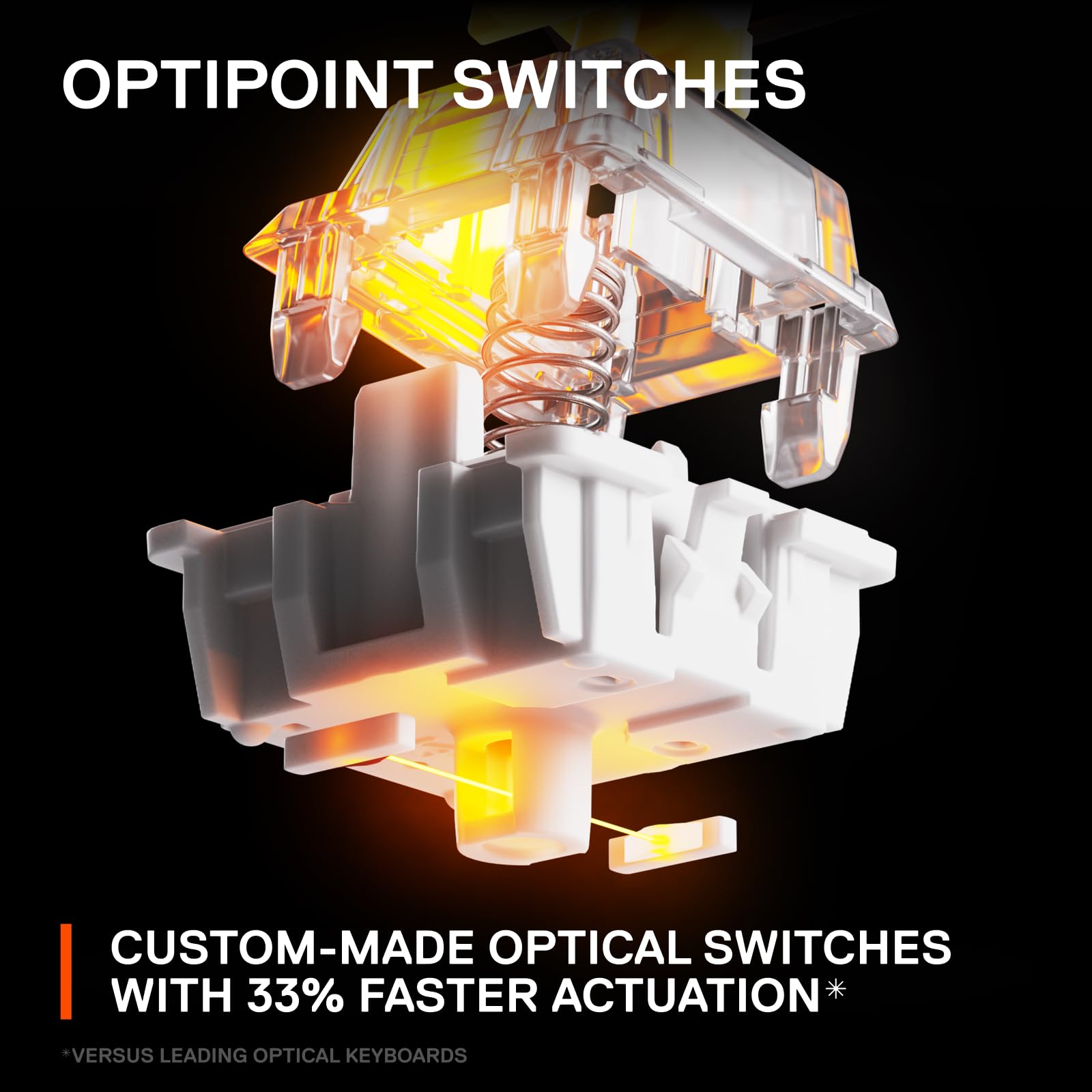 SteelSeries Apex 9 TKL Mechanical Gaming Keyboard - Hot-Swappable Optical Switches, RGB Backlit, Aluminum Frame, PBT Keycaps - Perfect for Esports, Streaming & Office Work