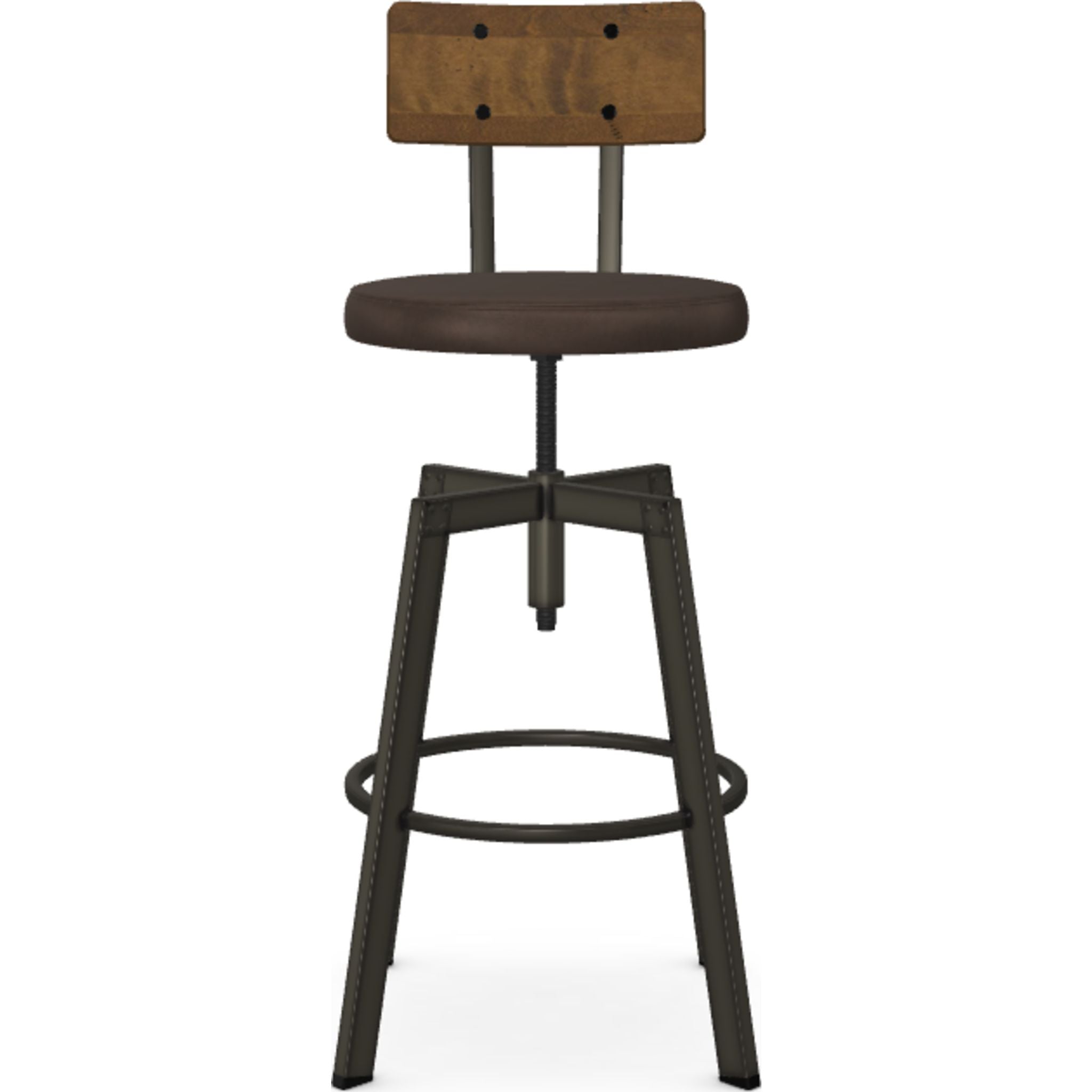 Adjustable Height Architect Stool - Ergonomic Design for Home & Office - Bark/Toasty/Harley (40263 D8 87 51) - Perfect for Drafting Tables, Workstations & Creative Spaces