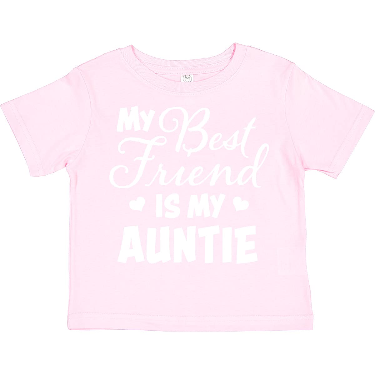 My Best Friend is My Auntie with Hearts Toddler T-Shirt - Perfect for Family Gatherings and Playdates