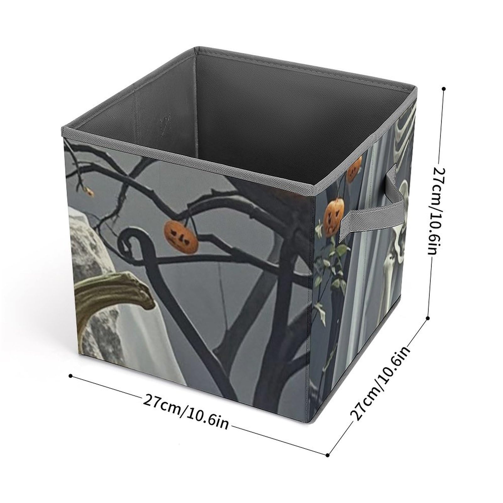 Large Collapsible Storage Bin with Handles - 10.6