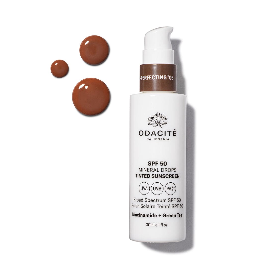 SPF 50 Flex Perfecting™ Mineral Drops Tinted Sunscreen - Oil-Free, Non-Greasy Face Sunscreen for Daily Protection | Perfect for Beach, Outdoor Activities & Sensitive Skin Care