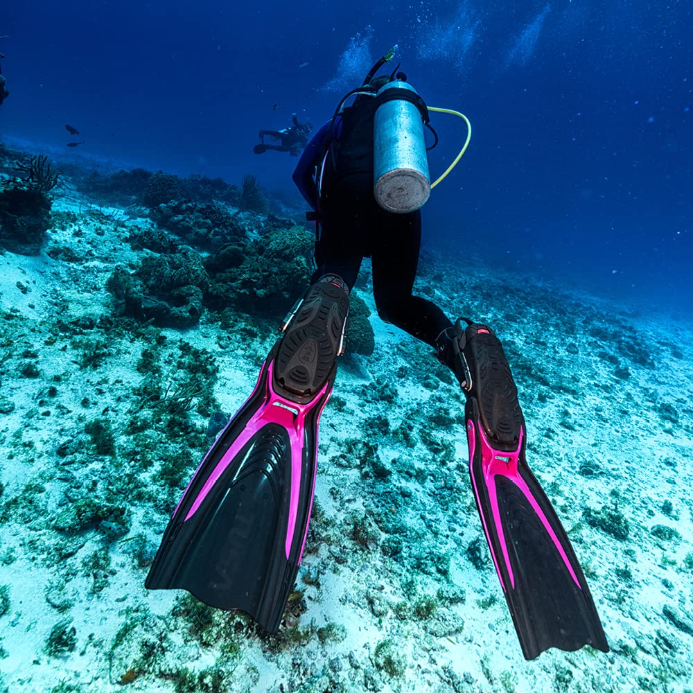 TUSA SF-0104 Hyflex Switch Scuba Diving Fins - Premium Adjustable Swim Fins for Snorkeling, Freediving & Underwater Exploration | Comfortable & Durable Design for Ocean Adventures