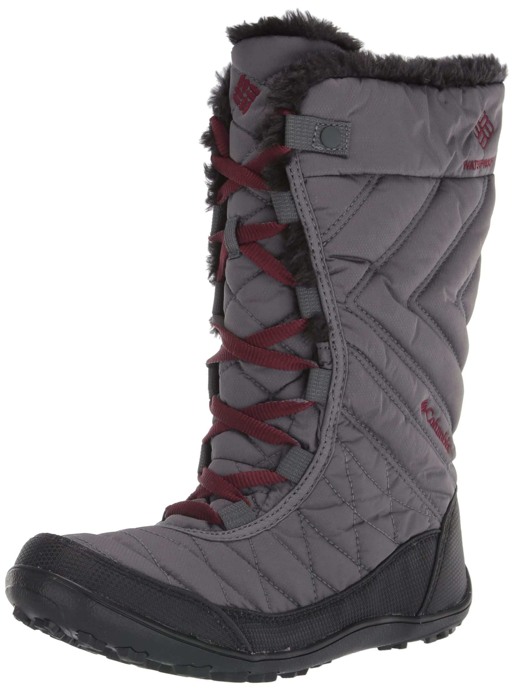 Columbia Unisex-Child Minx Mid III Waterproof Omni-Heat Hiking Boots - Kids Winter Snow & Outdoor Adventure Shoes for Boys & Girls