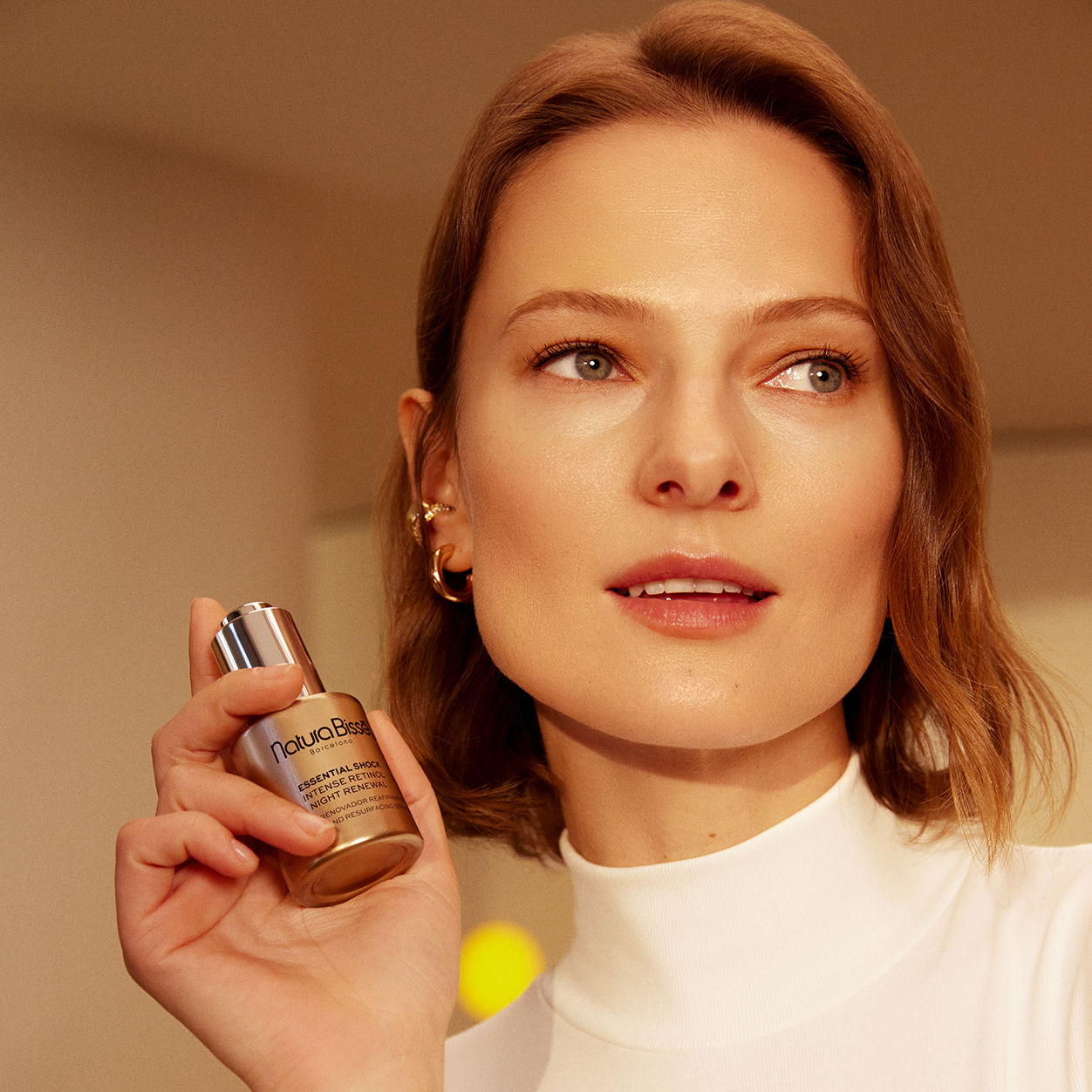Essential Shock Intense Retinol Night Renewal Cream - Anti-Aging Face Serum for Wrinkles & Fine Lines - Perfect for Nighttime Skincare Routine