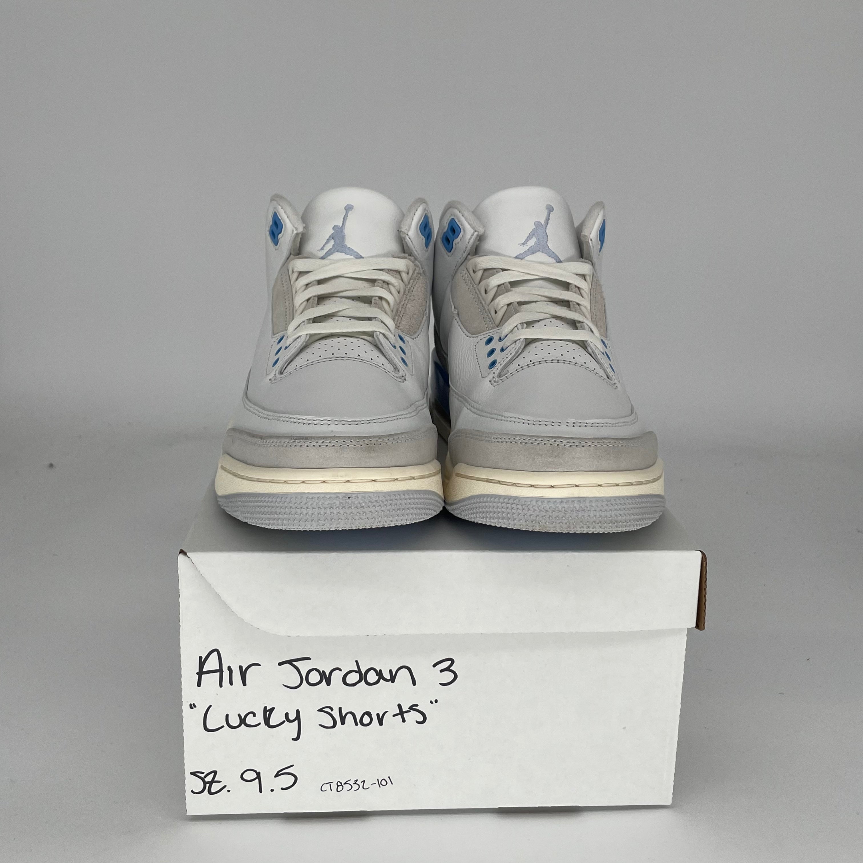 AIR JORDAN 3 LUCKY SHORTS Men's Basketball Shorts - Size 9.5 (CT8532-101) - Perfect for Streetwear, Gym & Casual Outfits