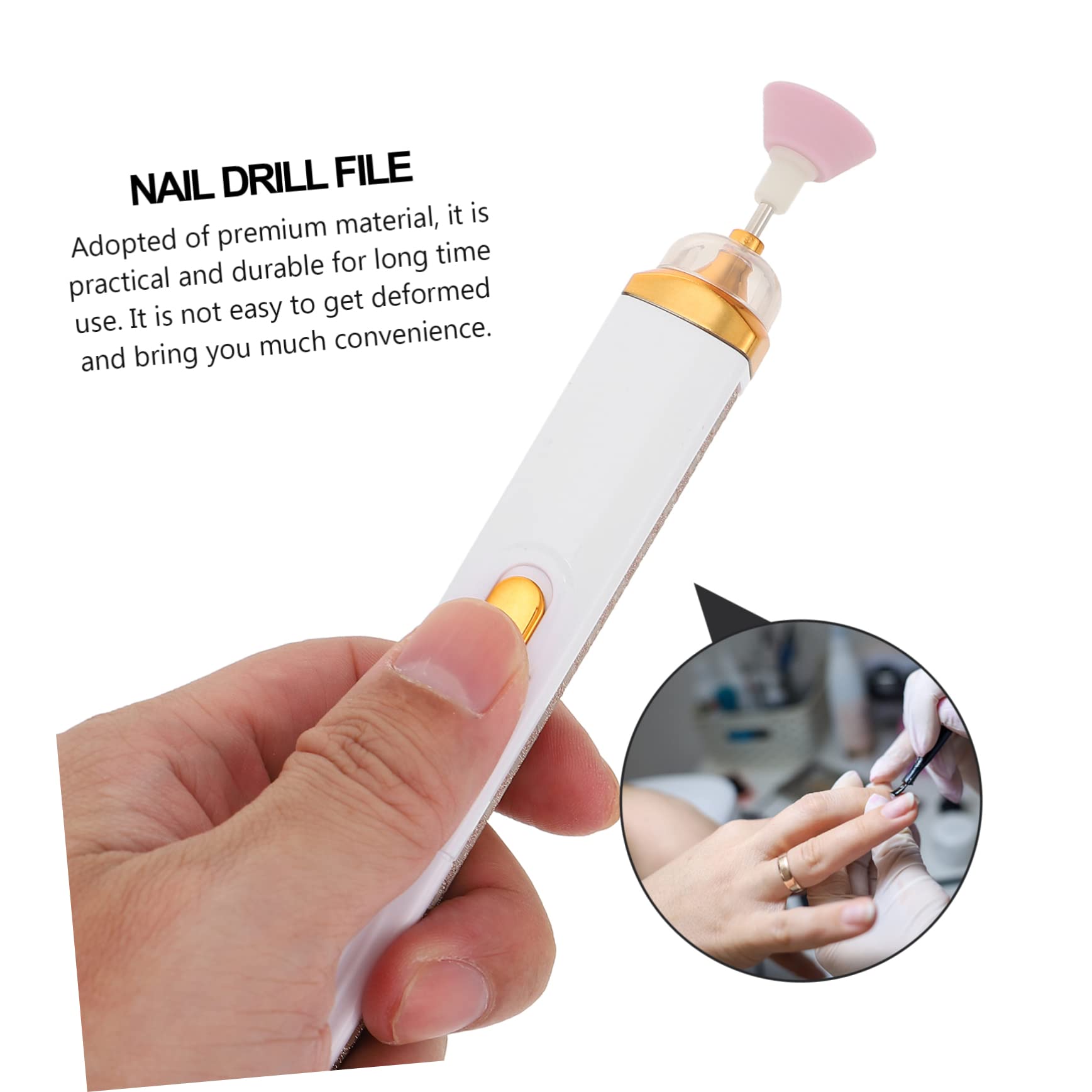 Beavorty Professional Electric Nail Drill Kit - Cordless Nail File Machine for Acrylic, Gel & Natural Nails | Perfect for Home Salon, Nail Art & Manicure/Pedicure