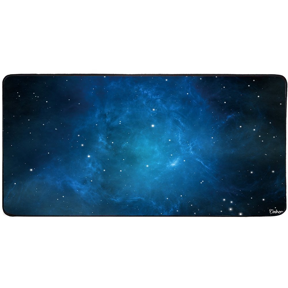 XXL Gaming Mouse Pad & Keyboard Mat - 35.4x15.7in Sky Blue for PC Setup