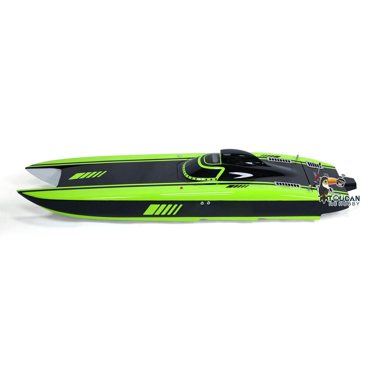 G30E 30CC Gas-Powered RC Racing Boat Kit - Pre-Painted Fiberglass Hull for Advanced Hobbyists (1300x360x220mm) - DIY Model Building for Lakes & Ponds Racing