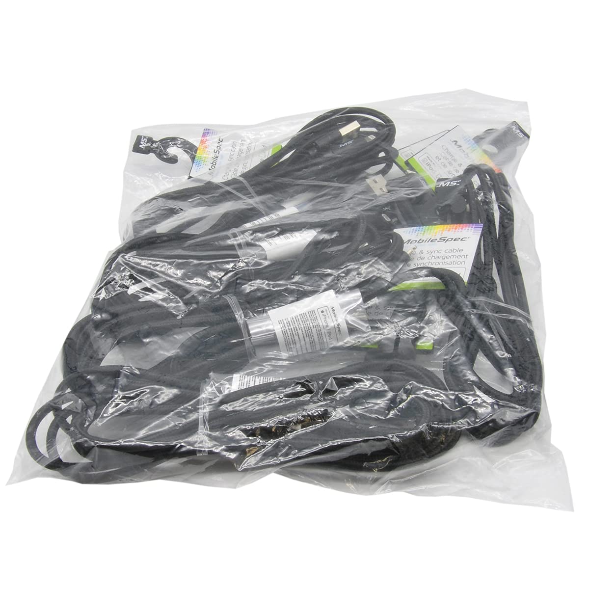 MobileSpec MB06623 10ft Lightning Cable - Fast Charging & Data Sync for iPhone, iPad - Perfect for Home, Office & Travel Use