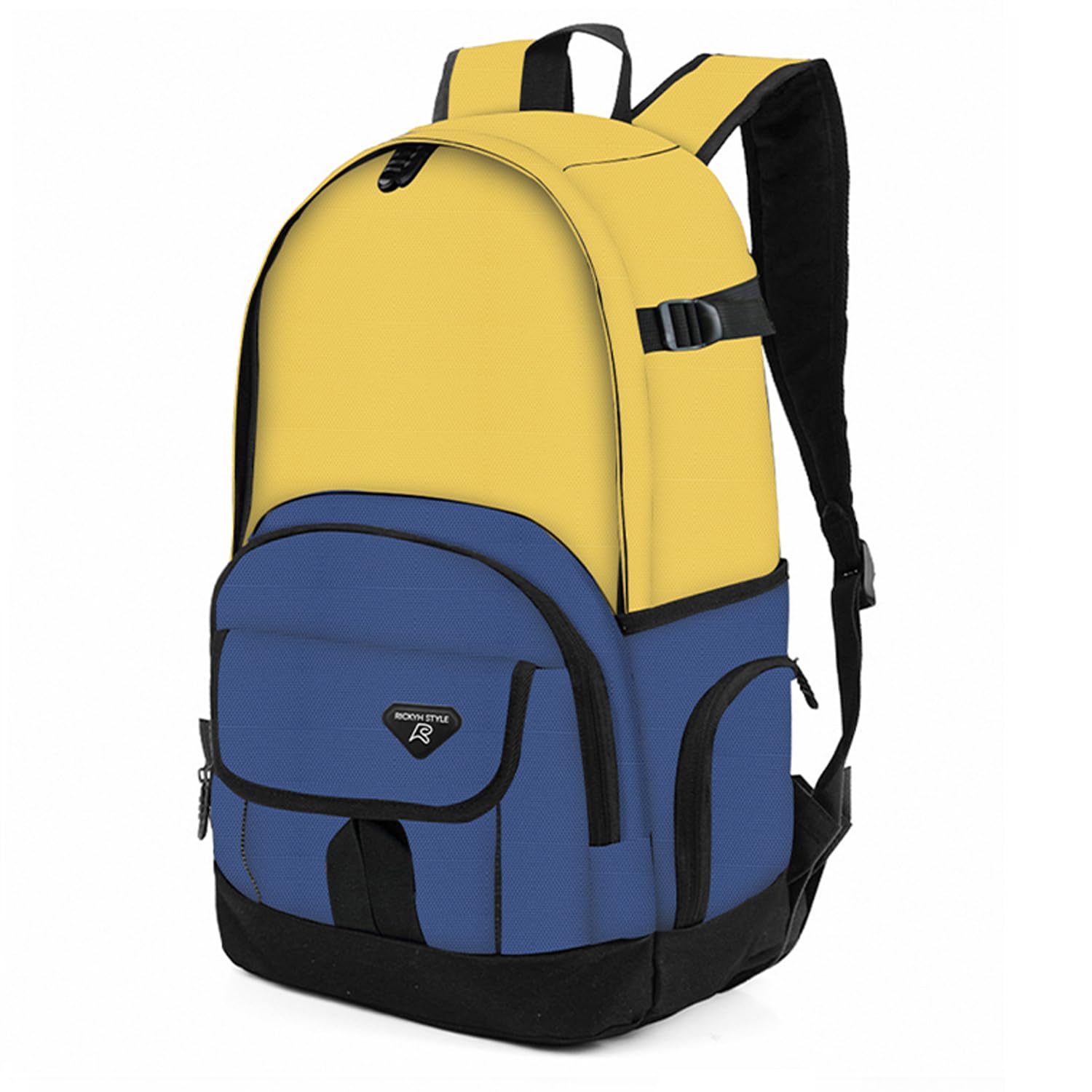 Rickyh Stylish Lightweight School Backpack for Men & Women - Durable College Travel Bag with Laptop Compartment - Perfect for School, Work, Travel & Daily Commute