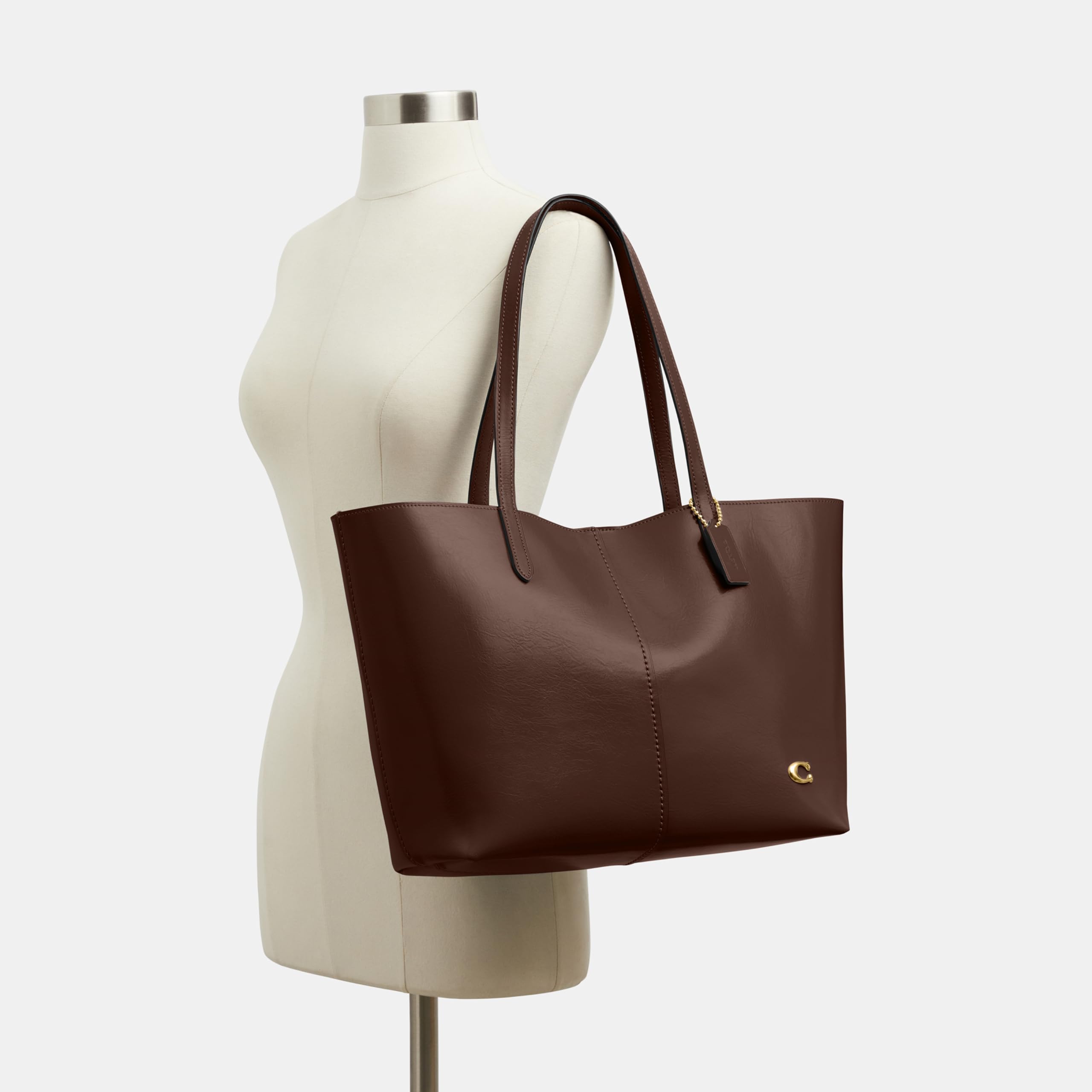 Coach North Tote 32 - Genuine Leather Shoulder Bag for Women | Stylish Work & Travel Tote | Perfect for Office, Commute & Weekend Getaways