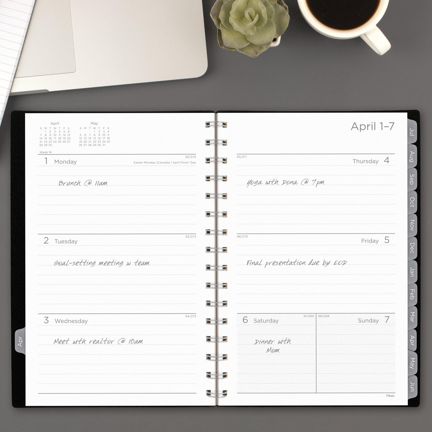 2024-2025 Mead Academic Planner - Weekly & Monthly Organizer, 5.5