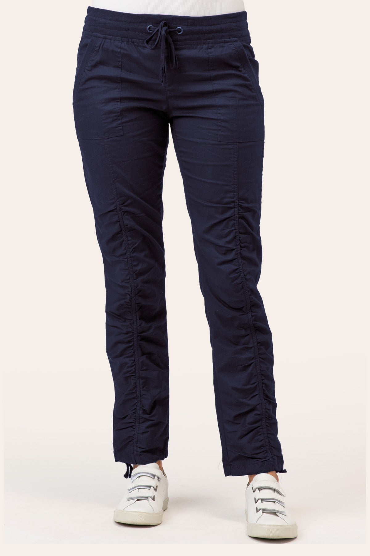Jules Pant Navy - Stylish Women's Casual Trousers for Everyday Wear | Perfect for Office, Travel & Relaxing Outfits