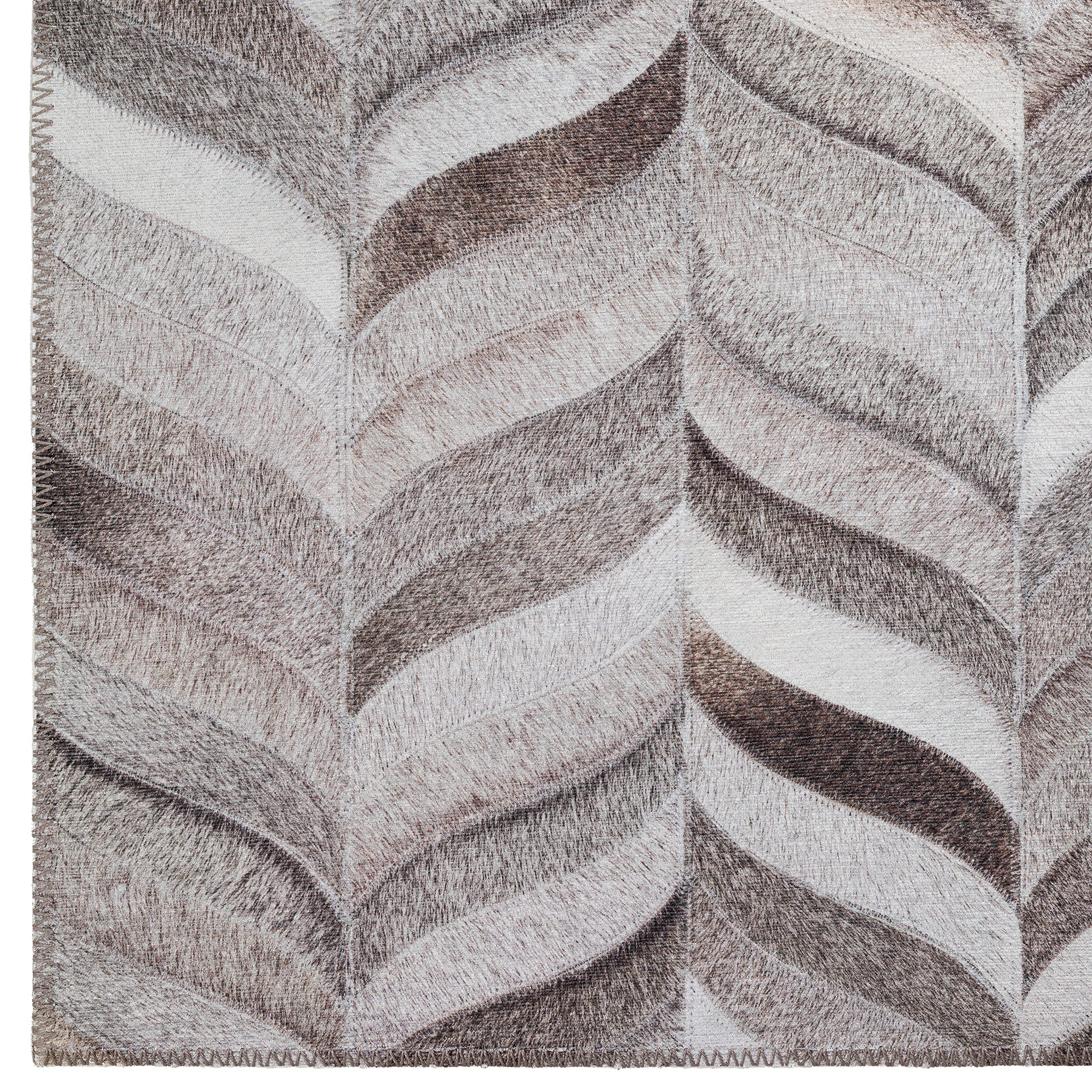 Addison Rugs Laredo ALR41 Gray 9' x 12' Indoor Outdoor Area Rug - Machine Washable, Non-Shedding, Easy Clean - Perfect for Bedroom, Living Room, Dining Room, Kitchen, Patio & Entryway Decor