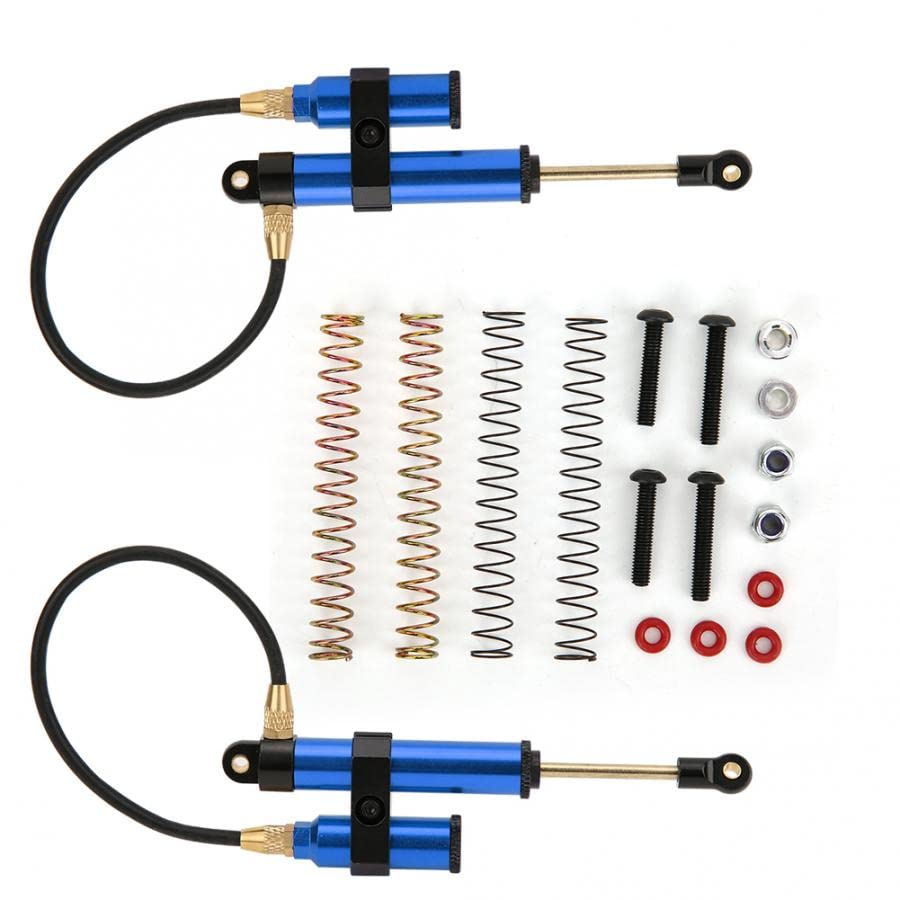 2pcs 108mm Negative Pressure RC Shock Damper Internal Springs Replacement Kit for RGT 1/10 RC 86100 Climbing Car - Blue | Perfect for Off-Road RC Crawlers & Rock Racing Accessories