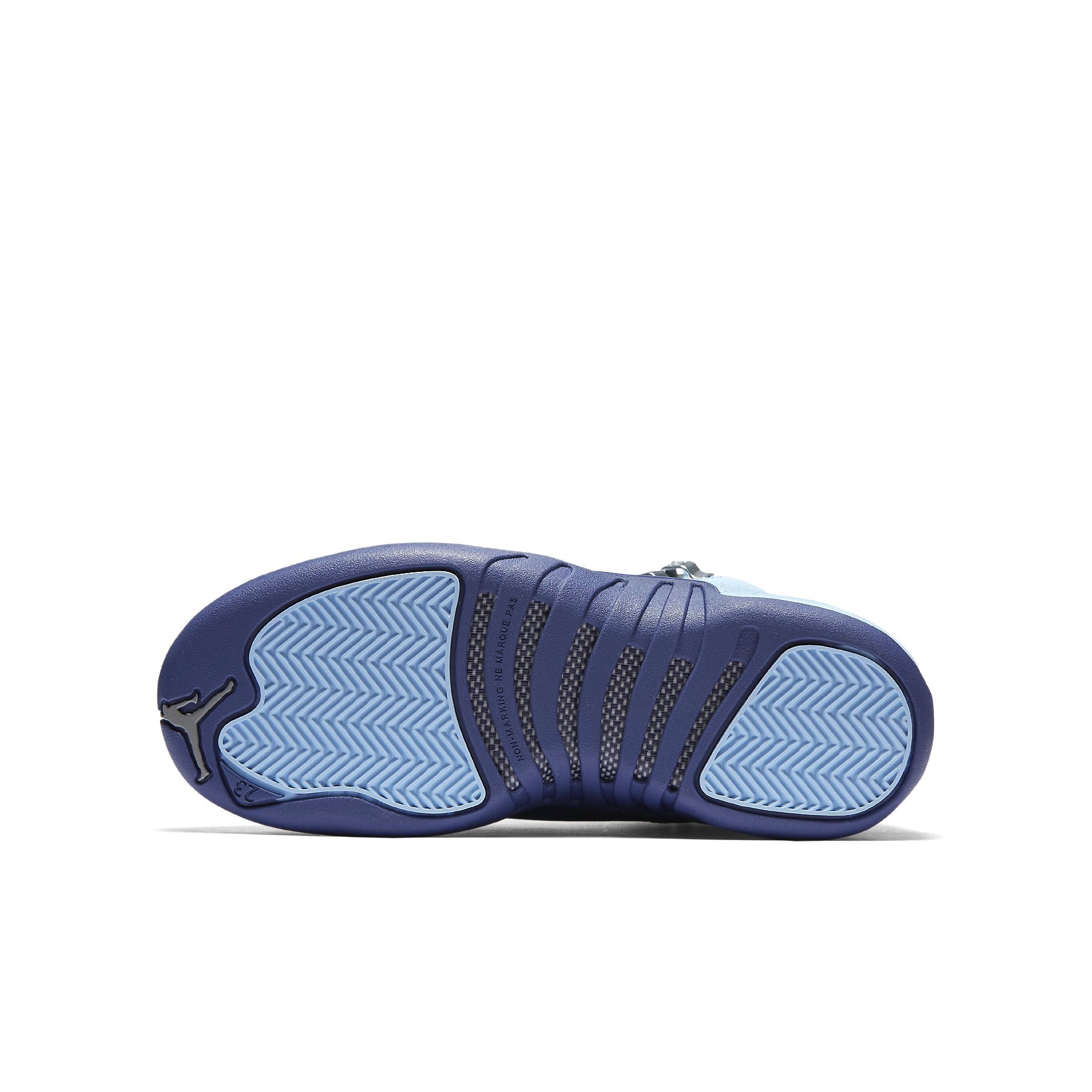 Nike Air Jordan 12 Retro GS Kids Basketball Shoes - Light Aqua/White (510815-100) | Comfortable Sneakers for Boys & Girls | Perfect for School, Sports & Casual Wear