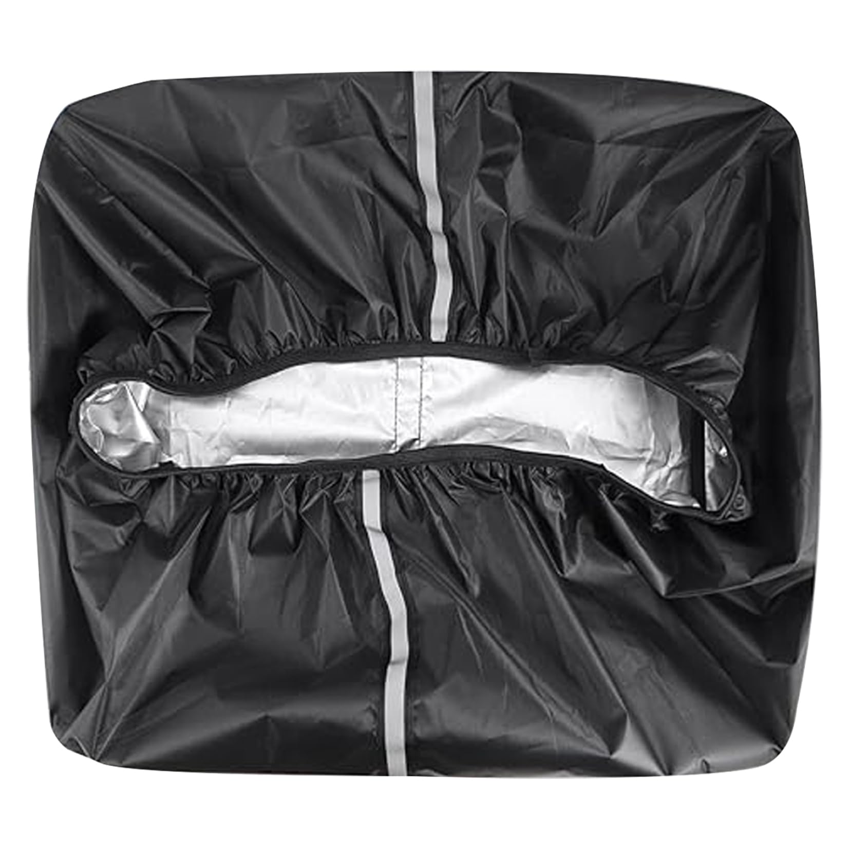1PC Waterproof Front Bicycle Basket Cover - Black Rain Protection Liner for Wire Bike Baskets | Perfect for Commuting, Grocery Shopping & Outdoor Cycling Accessories