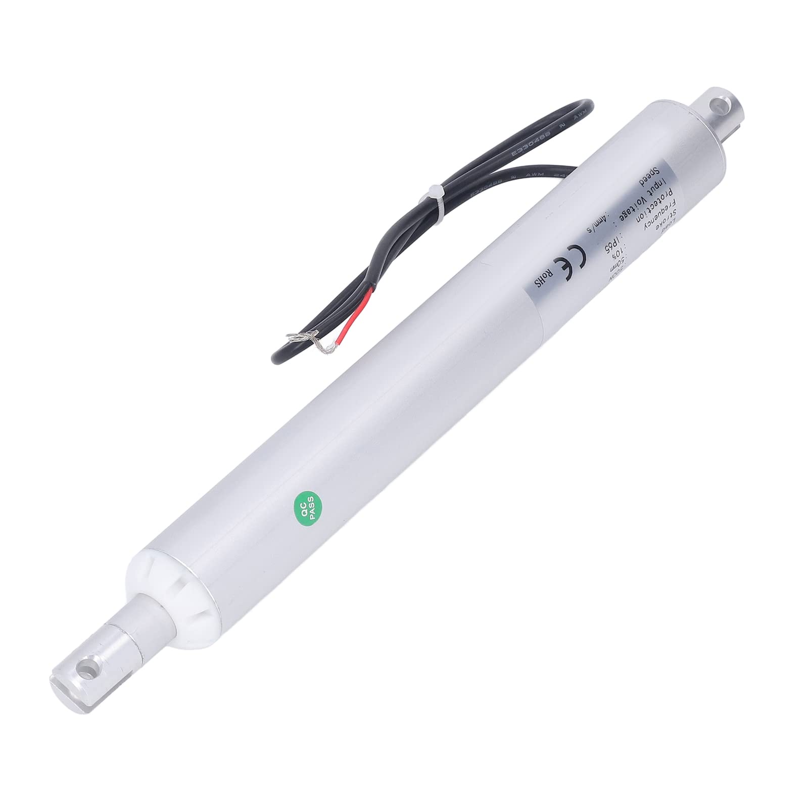12V/24V 50mm Stroke IP65 Waterproof Linear Actuator - Aluminum Alloy Mini Electric Actuator with Mounting Bracket for Electric Beds, Medical Equipment, Home Automation & Industrial Machinery