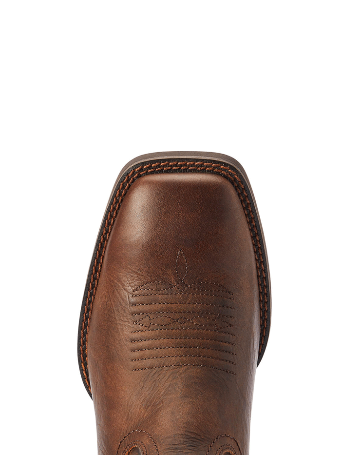 Ariat Men's Sport Rambler Western Boot - Brown Bartop - Comfortable & Durable Cowboy Boots for Riding, Work & Casual Wear
