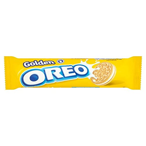 Oreo Golden Sandwich Cookies 5.4oz (154g) - Crunchy Vanilla Flavored Biscuits for Snacking, Desserts & Gift Giving