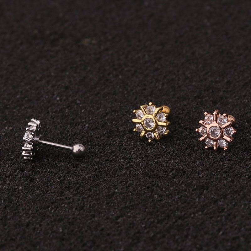 20G Surgical Steel Bunny Stud Helix Earrings for Cartilage Piercing | Hypoallergenic Body Jewelry for Women & Men | Perfect for Everyday Wear, Parties & Gifts