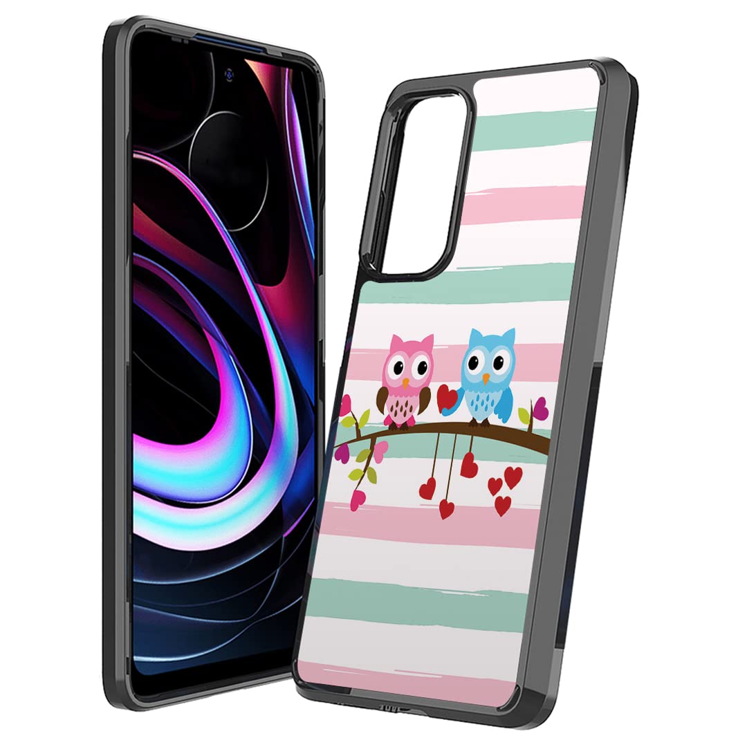 Motorola Edge 5G UW Case - Slim Protective Cover for Men & Women | Cute Owl Design | Perfect for Verizon Prepaid Users