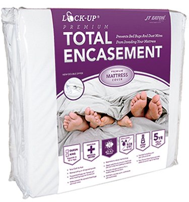 Lock-Up Total Encasement Bed Bug Proof Mattress Cover - XL Twin Size for Maximum Protection | Ideal for Dorms, Apartments & Hotels