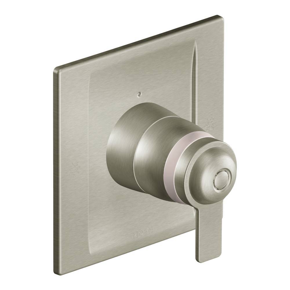 Moen TS3100BN 90 Degree ExactTemp Valve Trim in Brushed Nickel - Perfect for Bathroom Faucet and Shower Valve Replacement