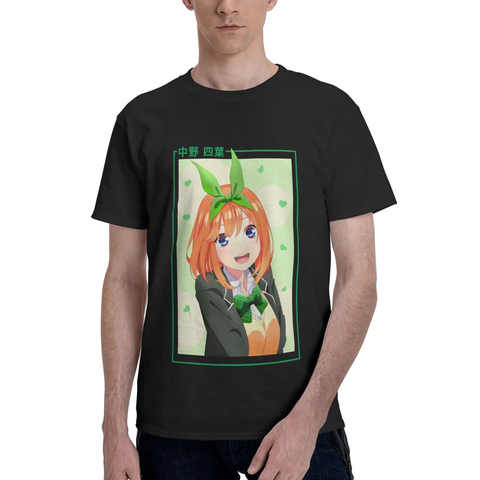 Anime The Quintessential Quintuplets T-Shirt for Men - Summer Crew Neck Short Sleeve Casual Tee - Perfect for Cosplay, Anime Conventions & Everyday Wear