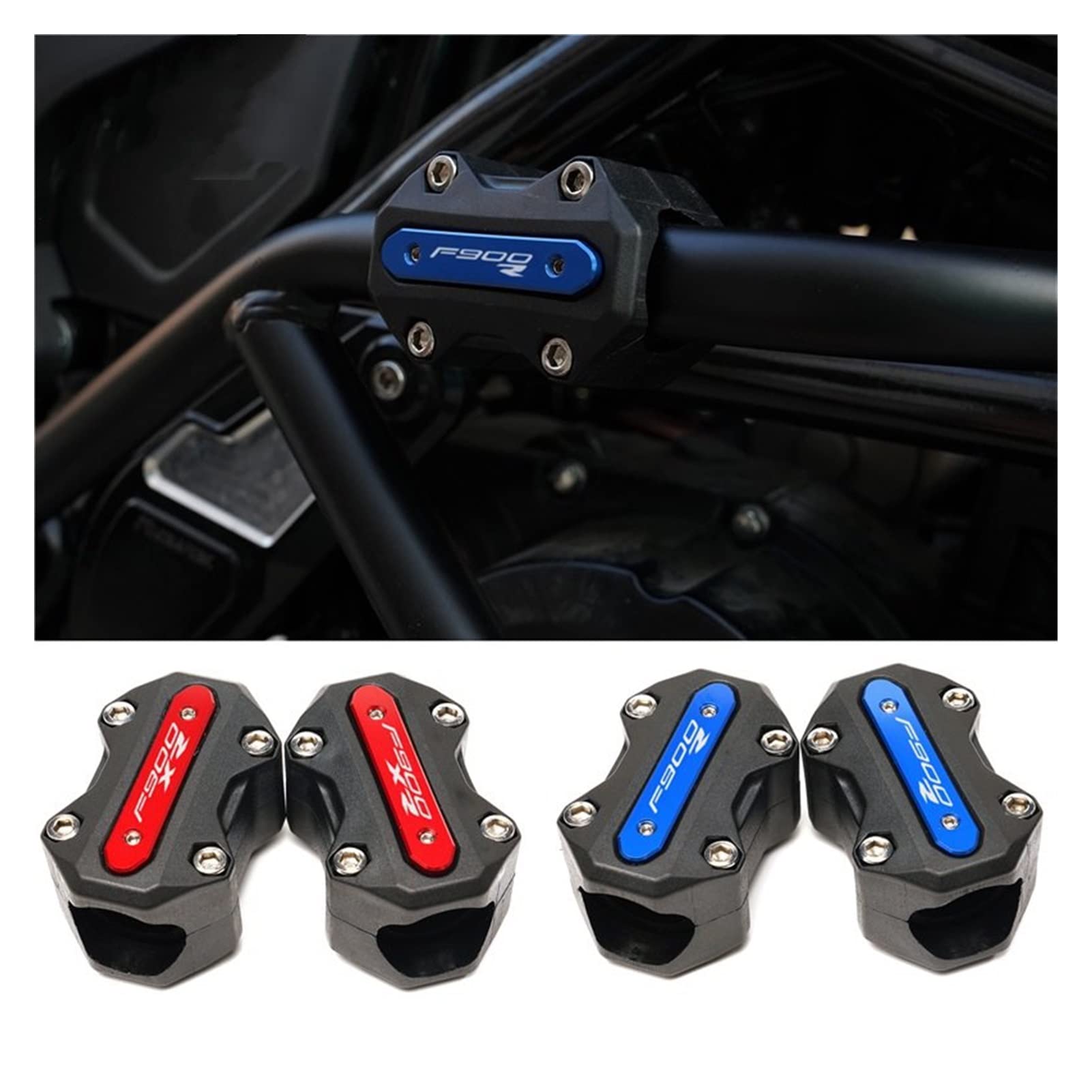 BMW F900R F900XR Motorcycle Engine Guard - Crash Protection Bumper & Decorative Frame Cover (2020-2021 Models) | Off-Road & Street Riding Safety Accessory
