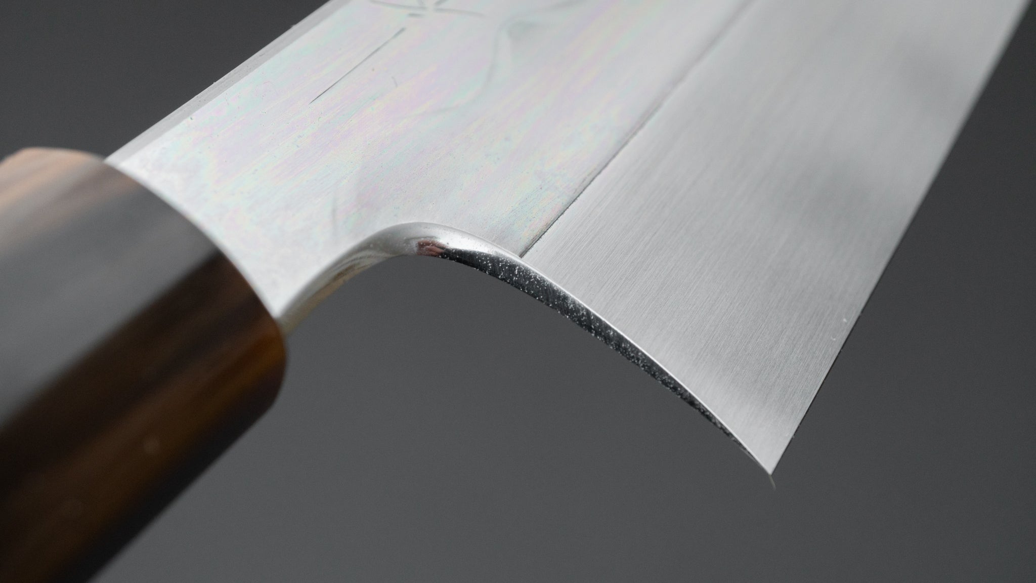 Hitohira Togashi White #1 Notaremon Mizu Honyaki Gyuto 240mm Japanese Chef Knife with Taihei Ebony Handle & Saya - Perfect for Sushi, Sashimi & Precision Cutting
