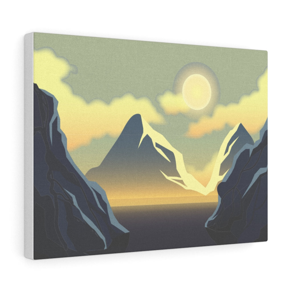 Scenic Mountain Wall Art Canvas - Modern Home Decor for Living Room & Bedroom - Perfect for Nature Lovers & Interior Design