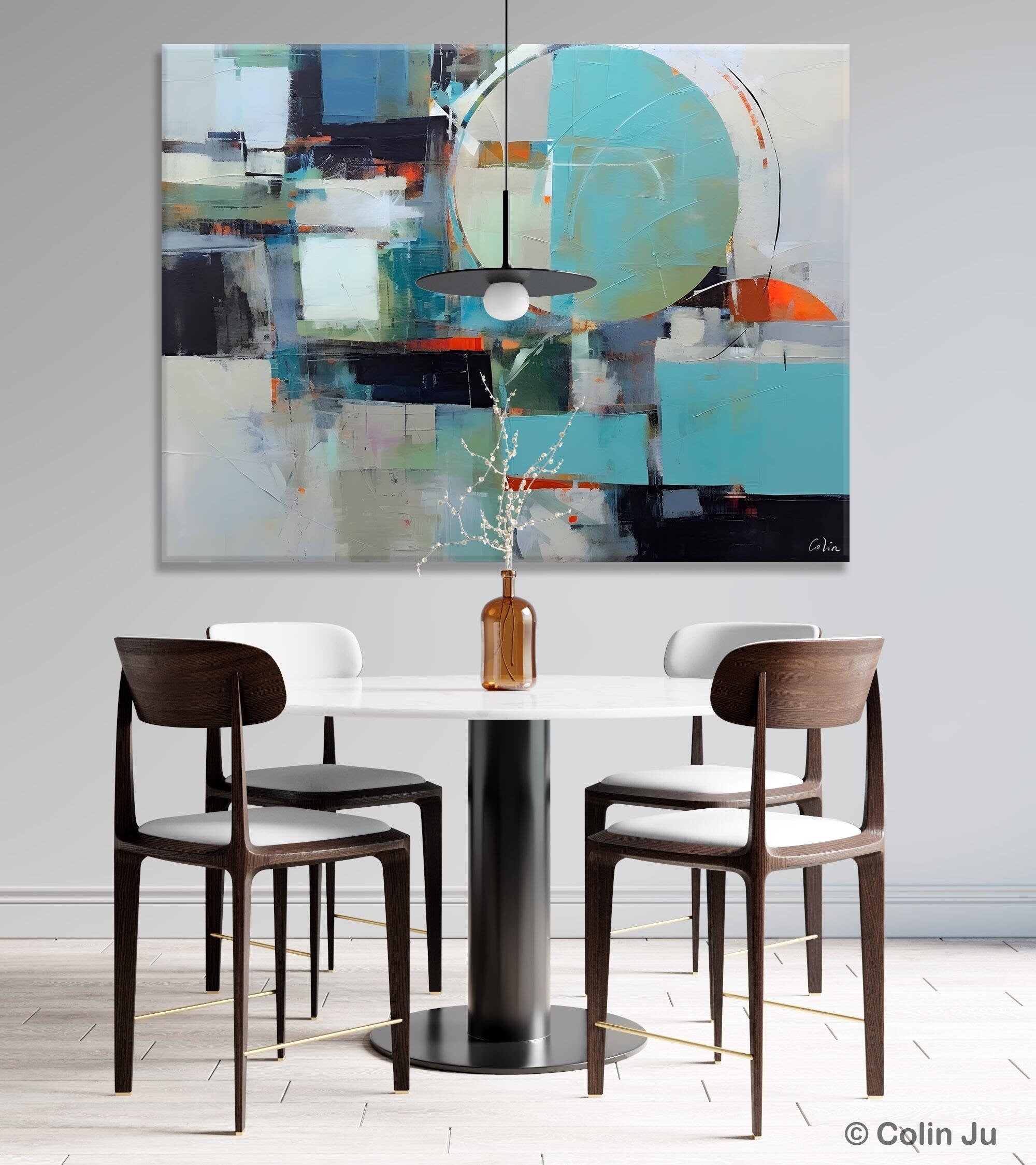 Extra Large Modern Canvas Paintings - Hand Painted Wall Art for Bedroom Decor | Original Acrylic Artwork on Canvas - Perfect for Living Room, Office & Home Interior Design