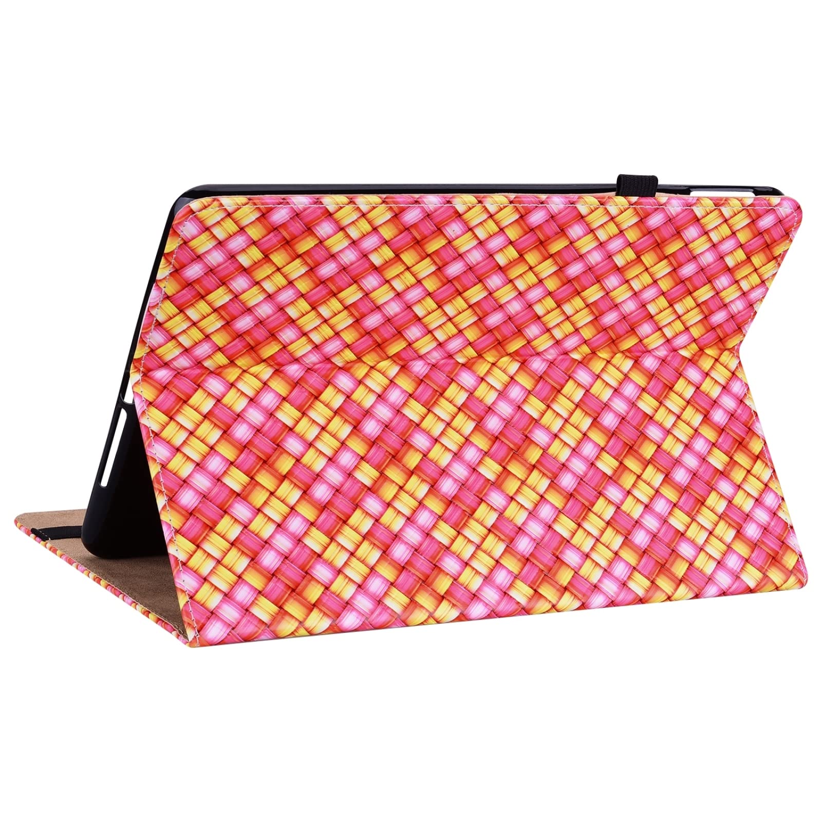 Xiaomi Smart Leather Case for Amazon Kindle Paperwhite 5 - Rose Red Color Weave Tablet Cover | Perfect for Reading, Travel & Daily Protection