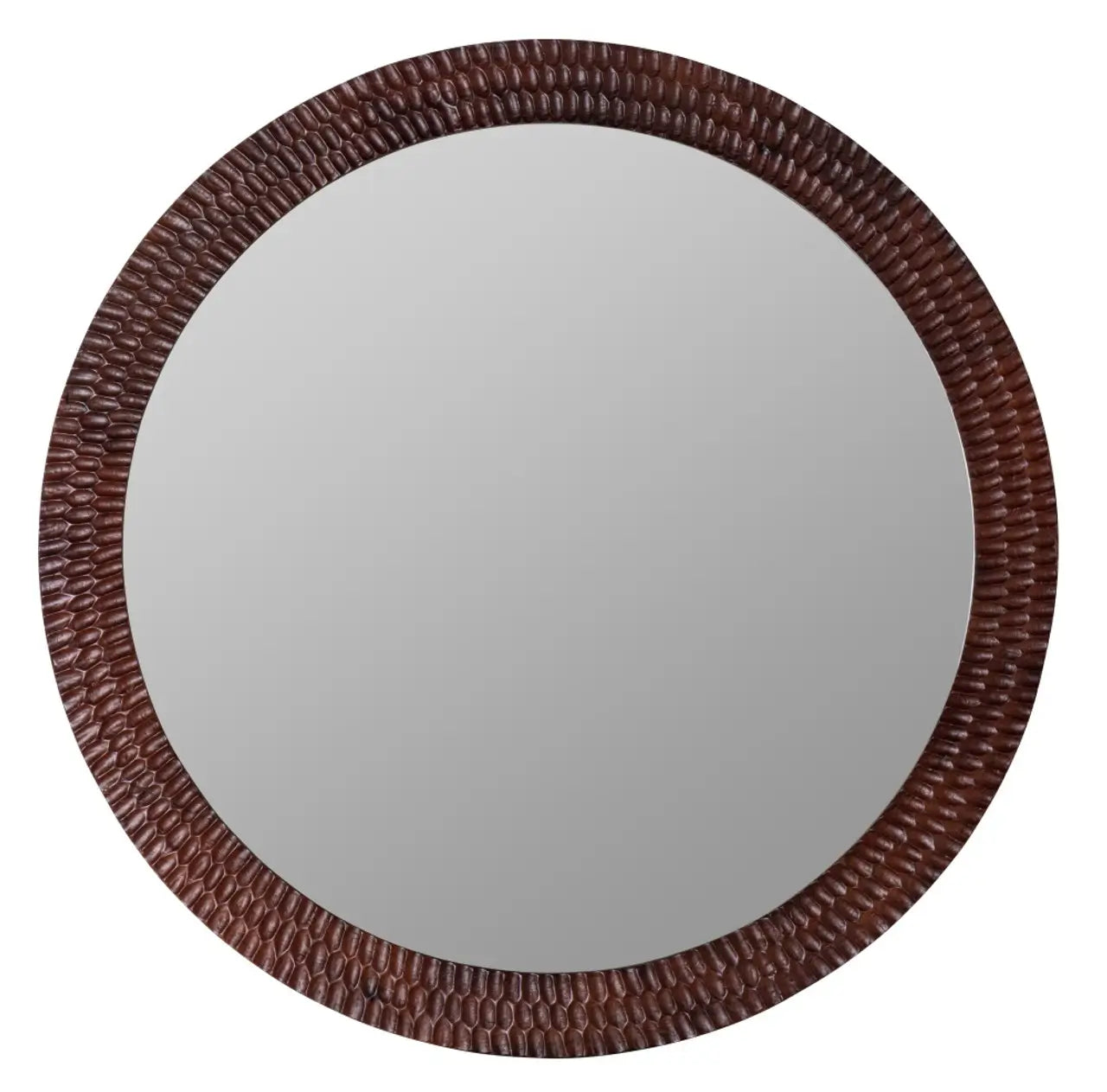 Lanie Wall Mirror - Elegant Full-Length Mirror with Rustic Wood Frame for Home Decor, Bedroom & Entryway